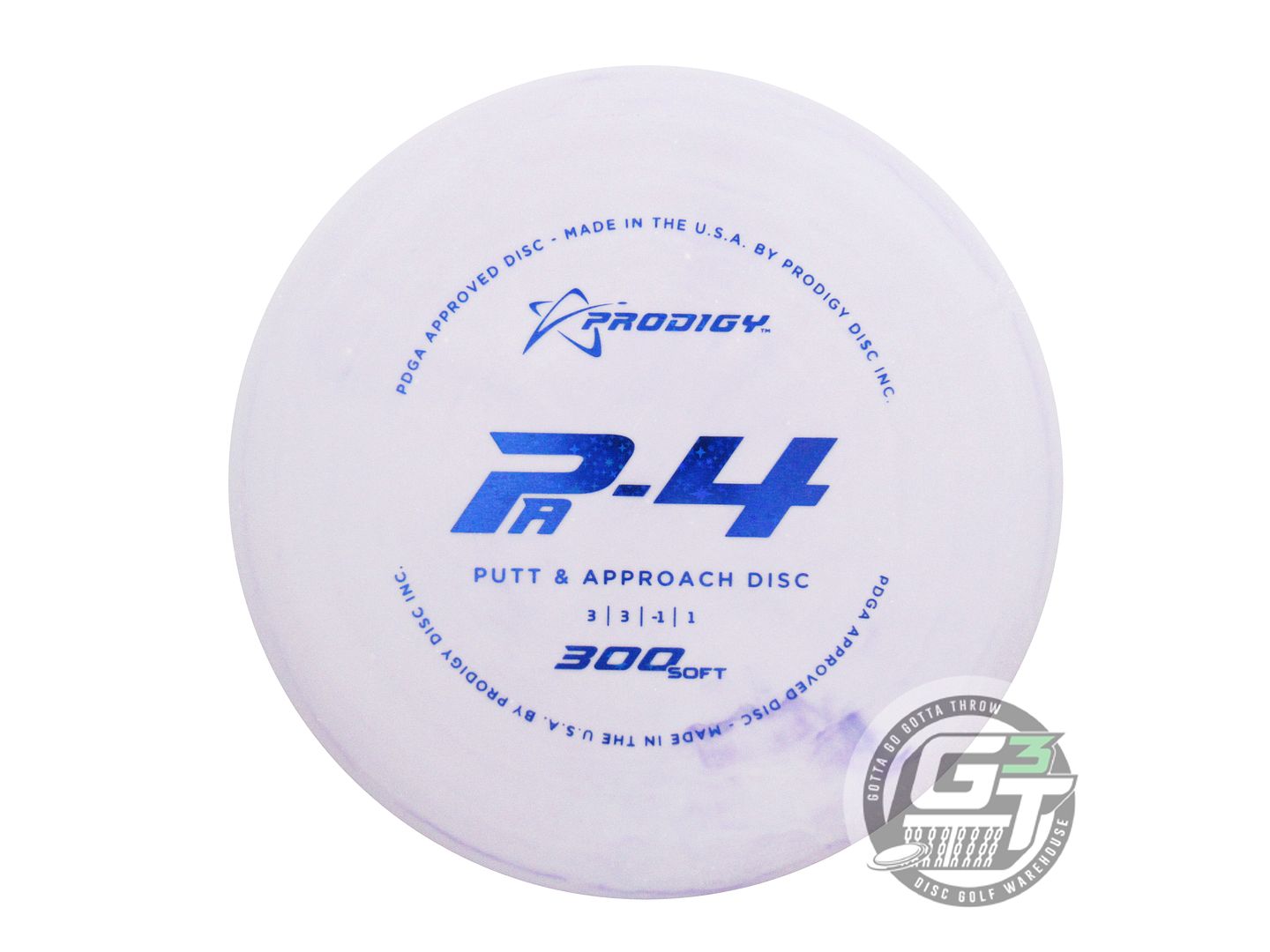 Prodigy 300 Soft Series PA4 Putter Golf Disc (Individually Listed)