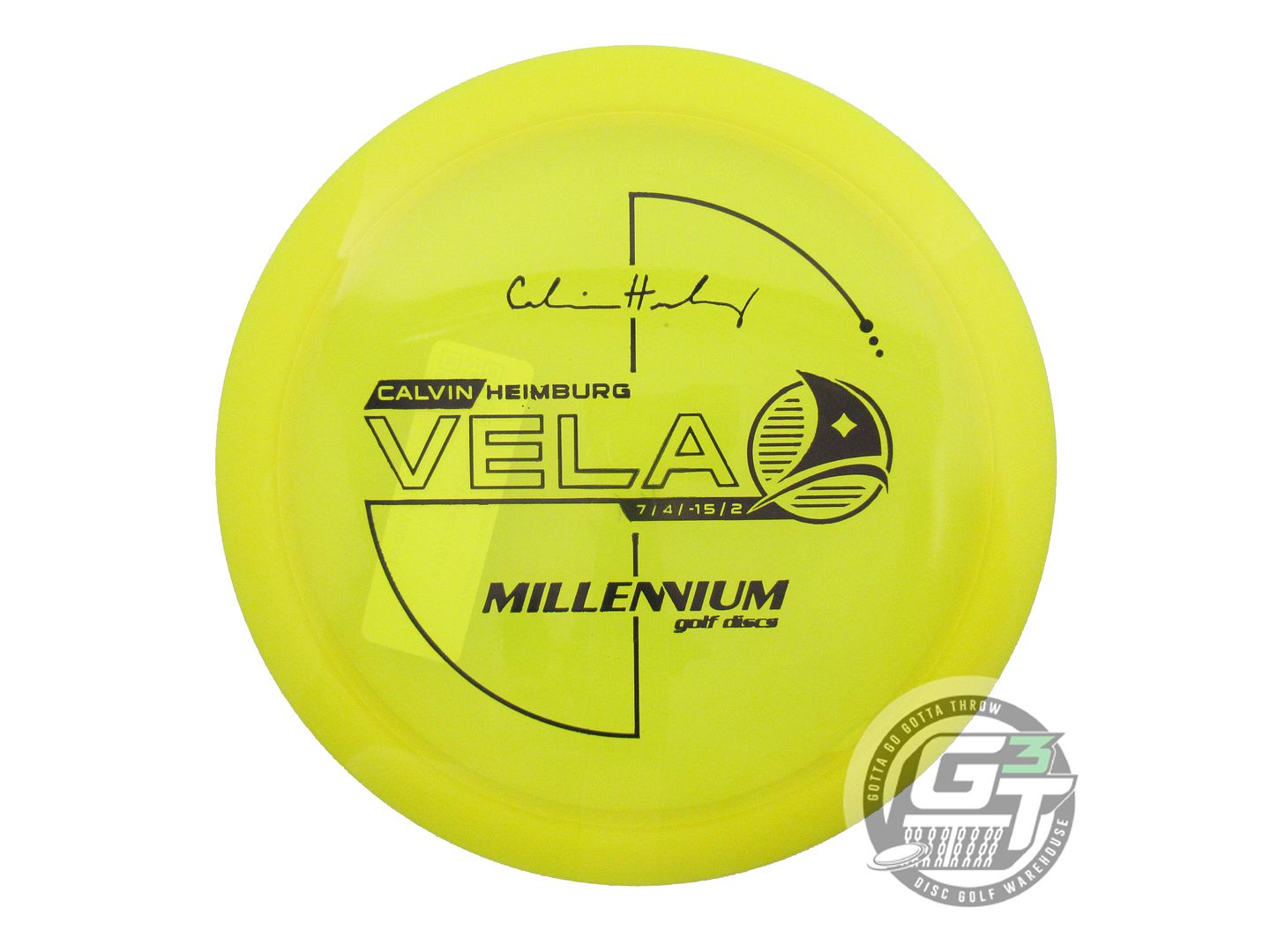 Millennium Calvin Heimburg Signature Flat Top Quantum Vela Fairway Driver Golf Disc (Individually Listed)
