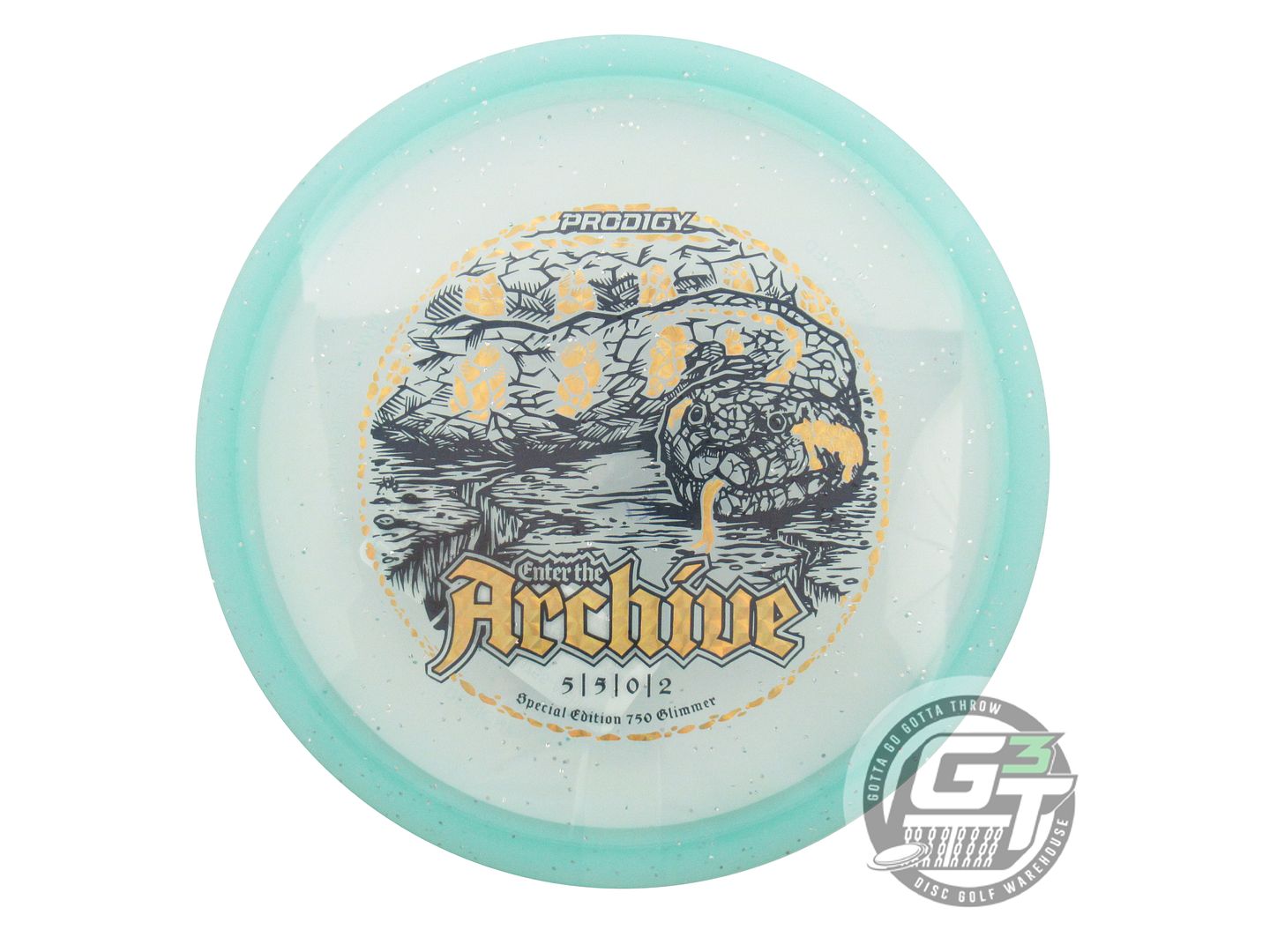 Prodigy Limited Edition Serpentium Stamp Glimmer 750 Series Archive Midrange Golf Disc (Individually Listed)