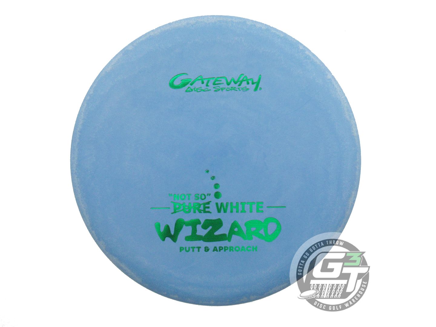 Gateway "Not So" Pure White Wizard Putter Golf Disc (Individually Listed)