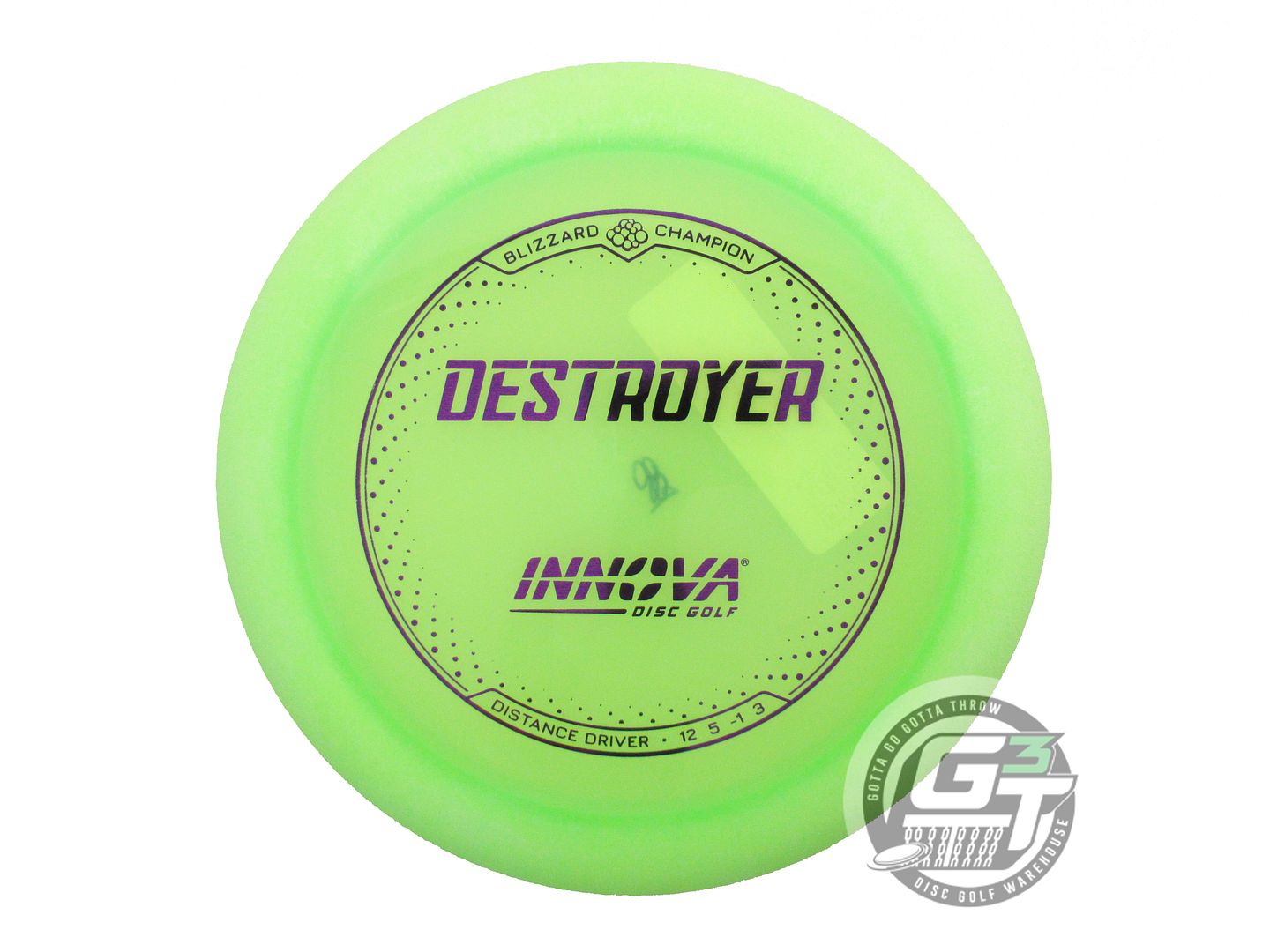 Innova Blizzard Champion Destroyer Distance Driver Golf Disc (Individually Listed)