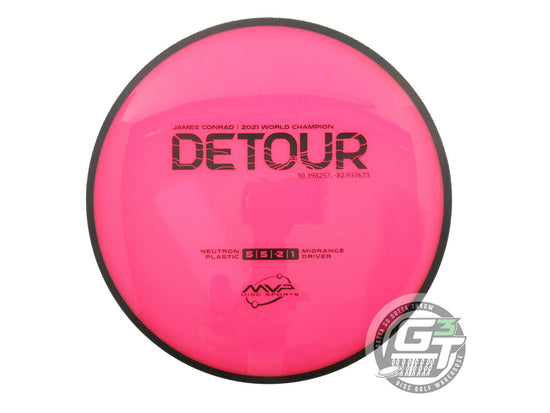 MVP Neutron Detour [James Conrad 1X] Midrange Golf Disc (Individually Listed)