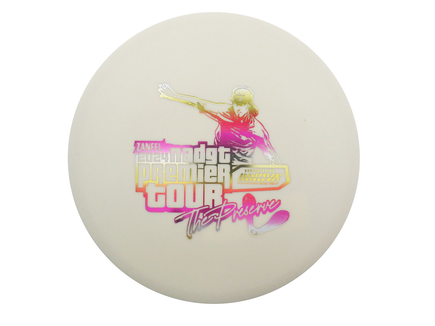 Innova Limited Edition 2024 NADGT at The Preserve Glow Nexus Roc Midrange Golf Disc (Individually Listed)