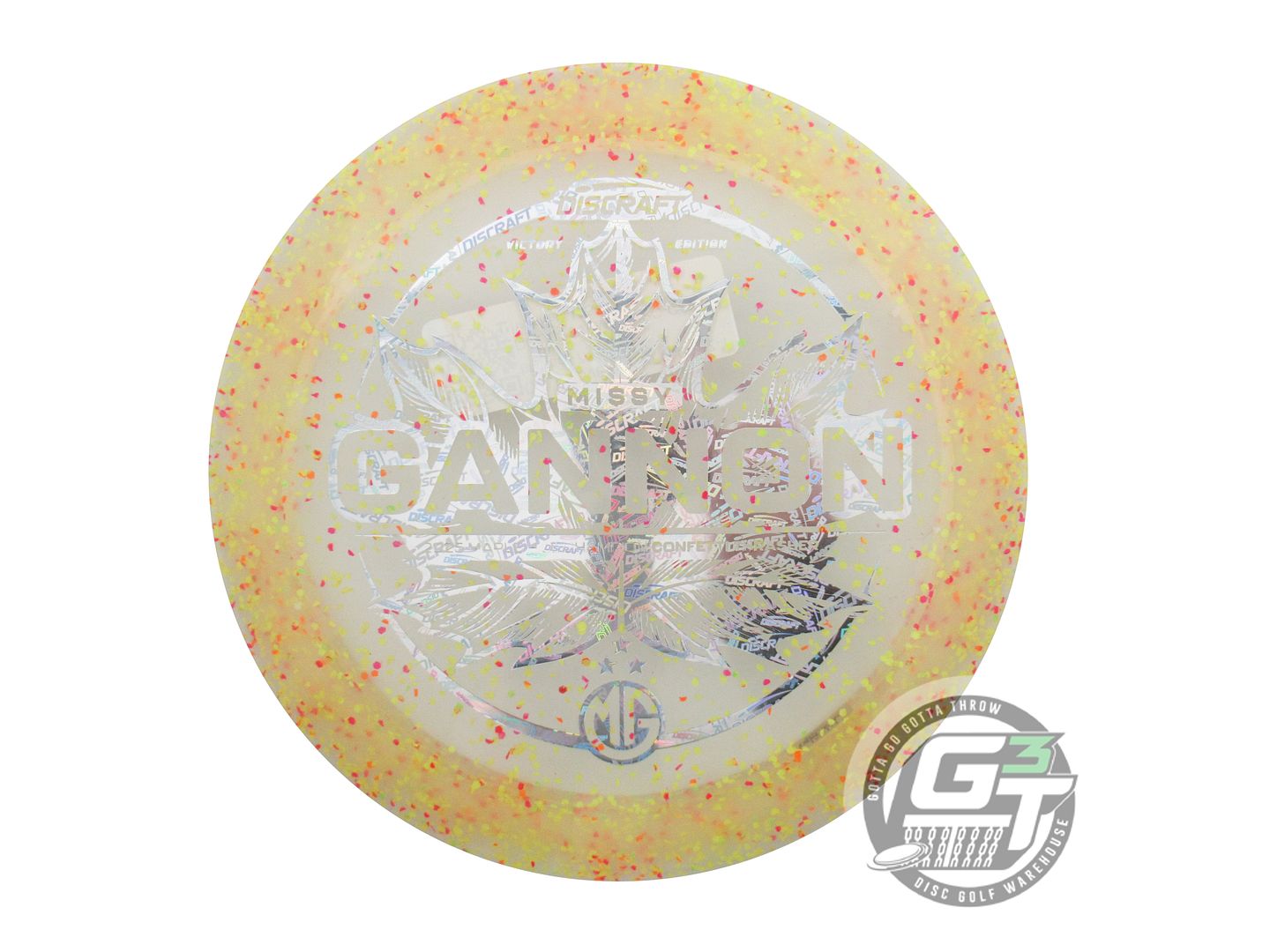 Discraft Limited Edition Victory Edition 2025 MVP Open Champion Missy Gannon Confetti Elite Z Thrasher Distance Driver Golf Disc (Individually Listed)