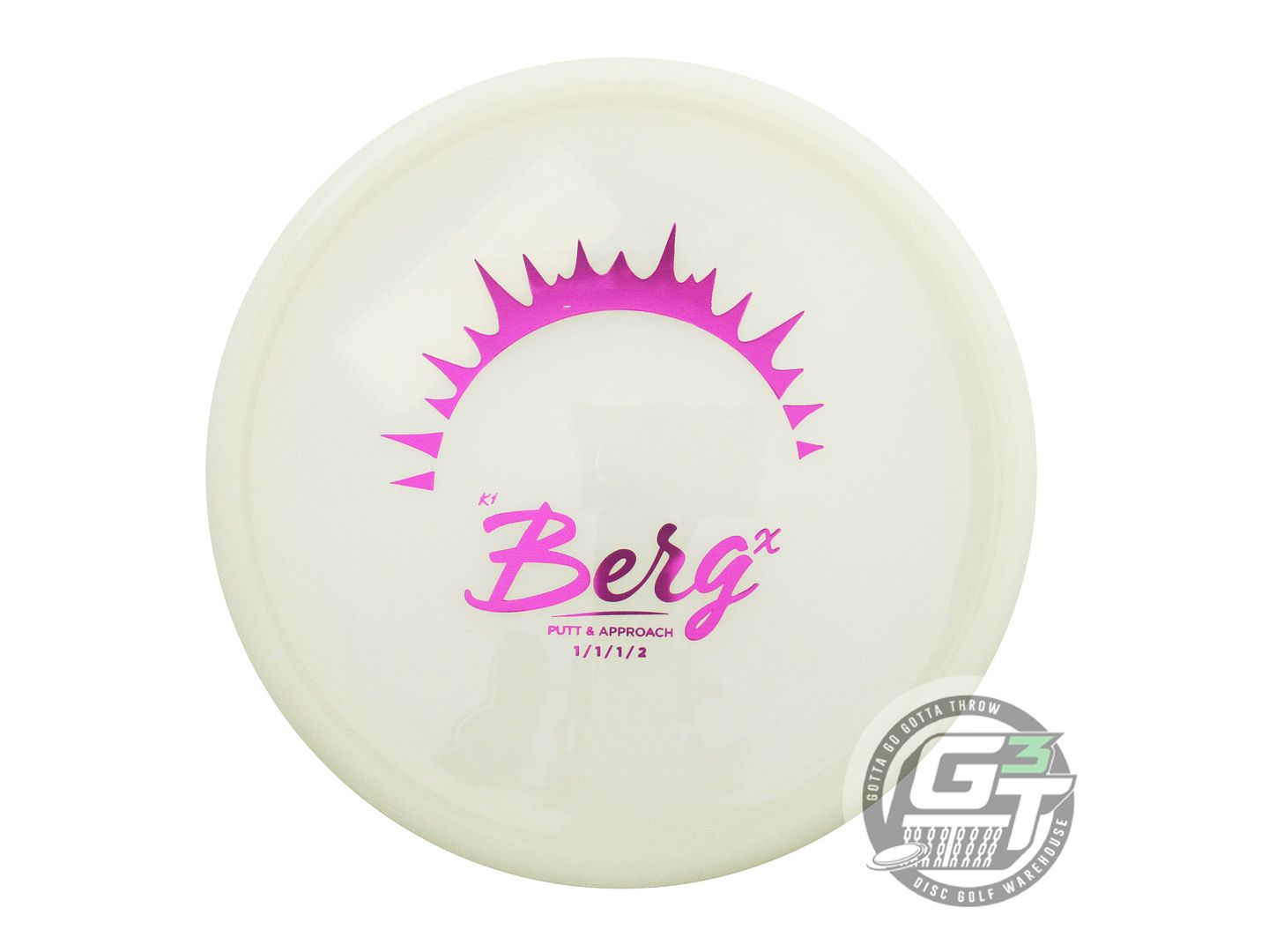 Kastaplast Glow K1 Berg X Putter Golf Disc (Individually Listed)