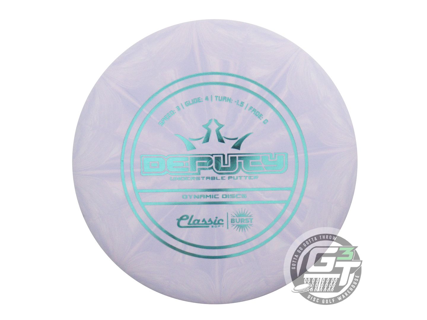 Dynamic Discs Classic Soft Burst Deputy Putter Golf Disc (Individually Listed)