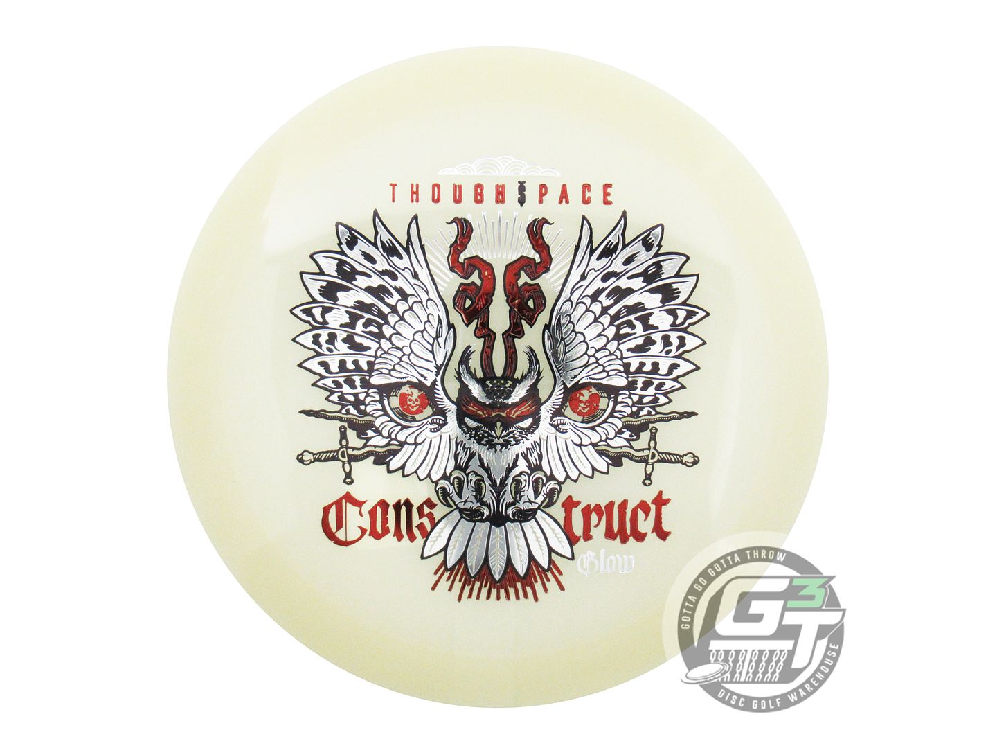 Thought Space Athletics Glow Construct Distance Driver Golf Disc (Individually Listed)