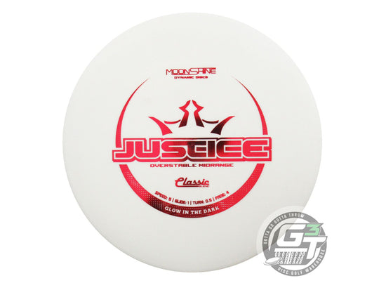 Dynamic Discs Moonshine Glow Classic Blend Justice Midrange Golf Disc (Individually Listed)
