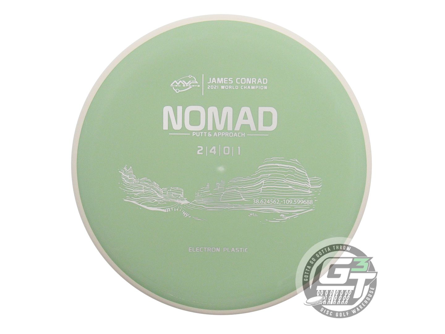 MVP Electron Nomad [James Conrad 1X] Putter Golf Disc (Individually Listed)