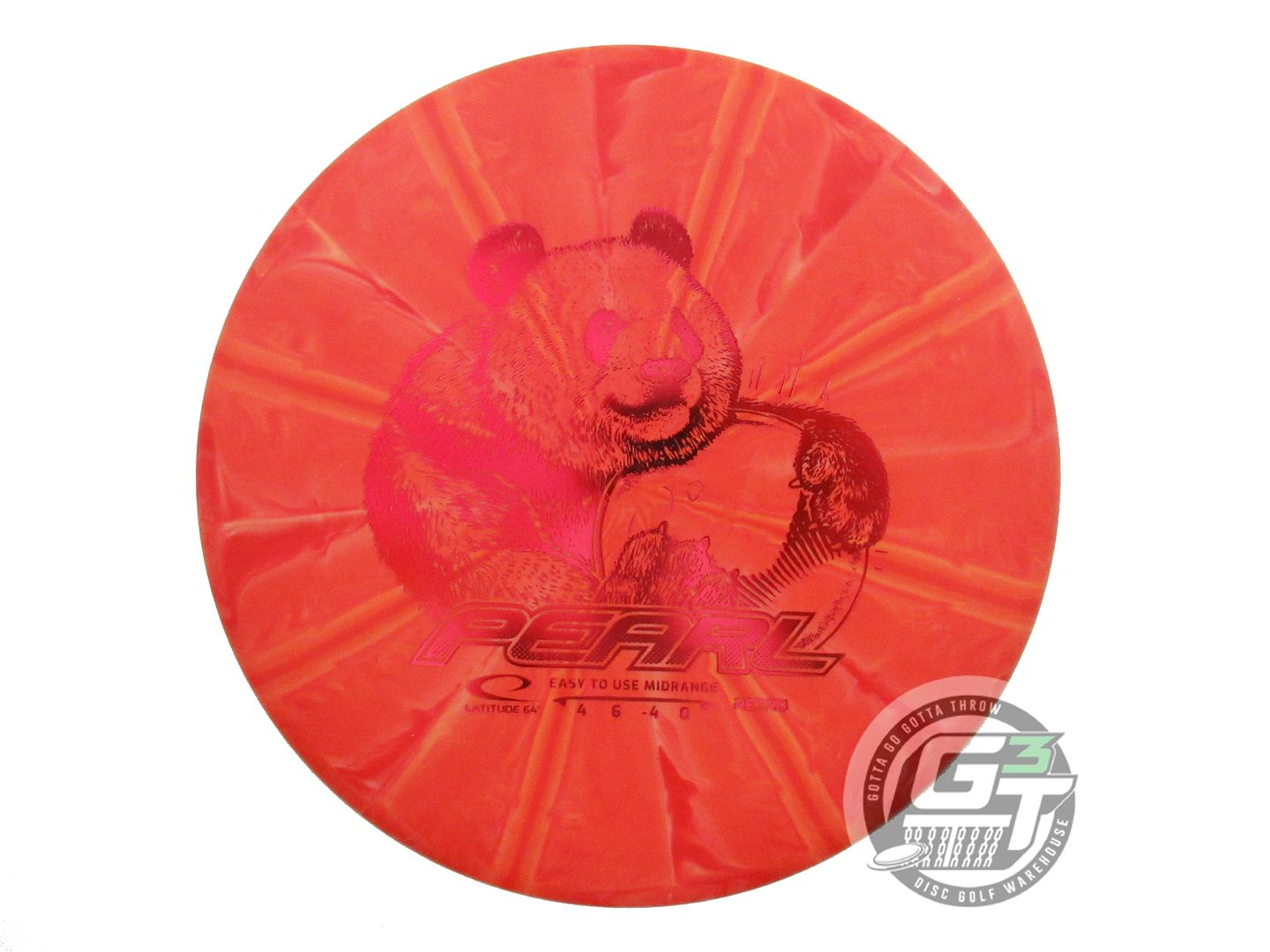 Latitude 64 Retro Burst Pearl Midrange Golf Disc (Individually Listed)