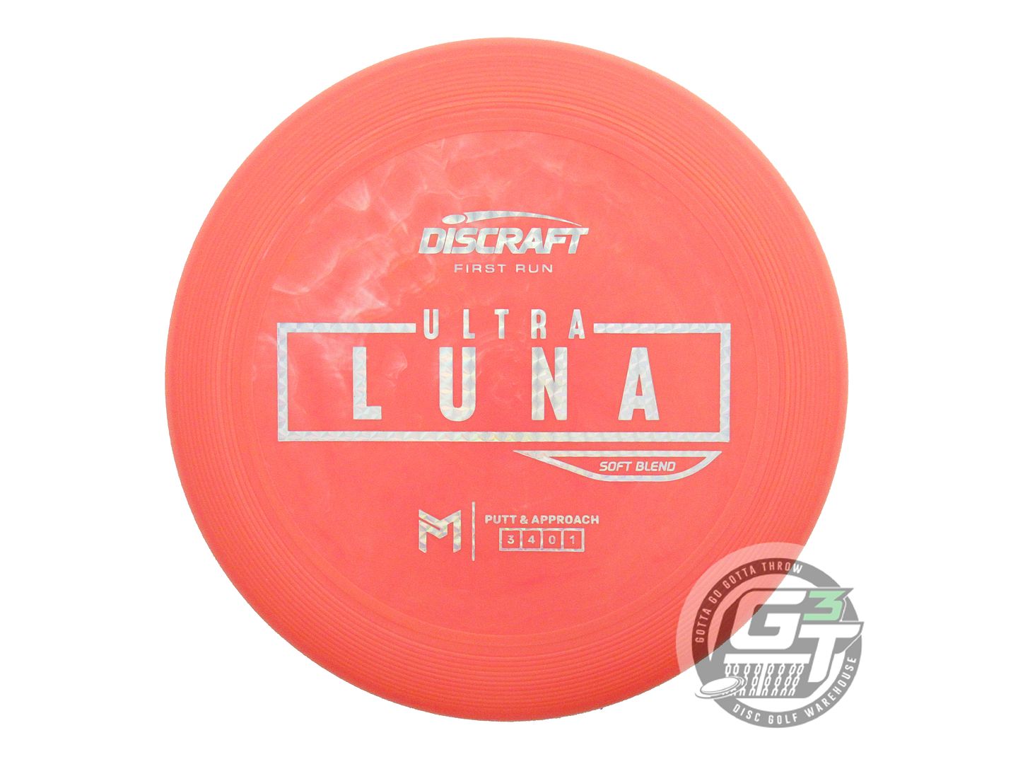 Discraft Limited Edition First Run Paul McBeth Signature Putter Line Soft UltraLuna Putter Golf Disc (Individually Listed)