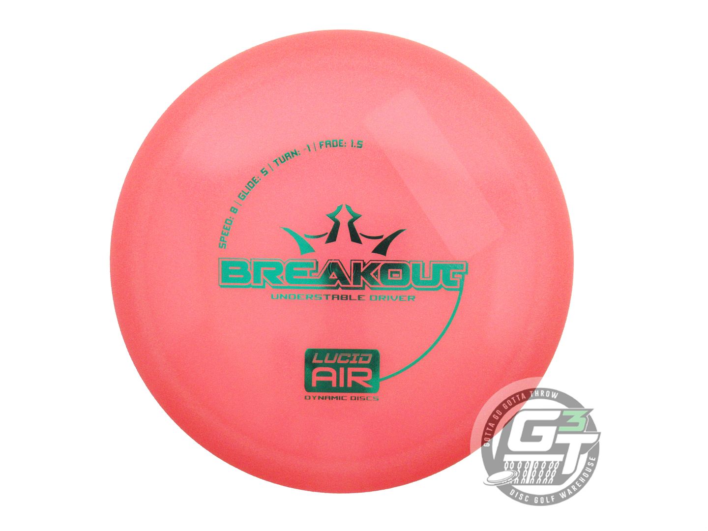 Dynamic Discs Lucid AIR Breakout Fairway Driver Golf Disc (Individually Listed)
