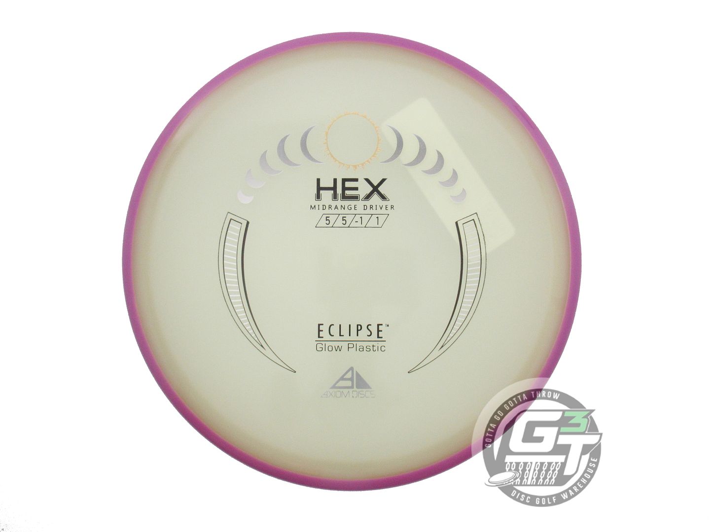 Axiom Eclipse 2.0 Glow Proton Hex Midrange Golf Disc (Individually Listed)