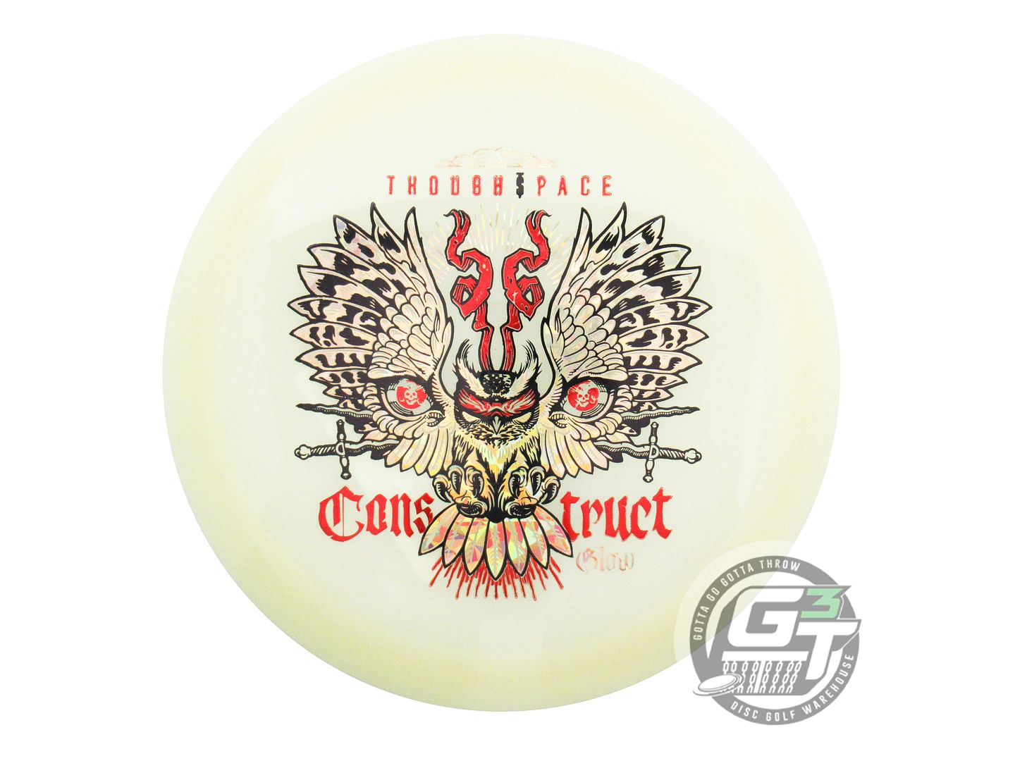 Thought Space Athletics Glow Construct Distance Driver Golf Disc (Individually Listed)