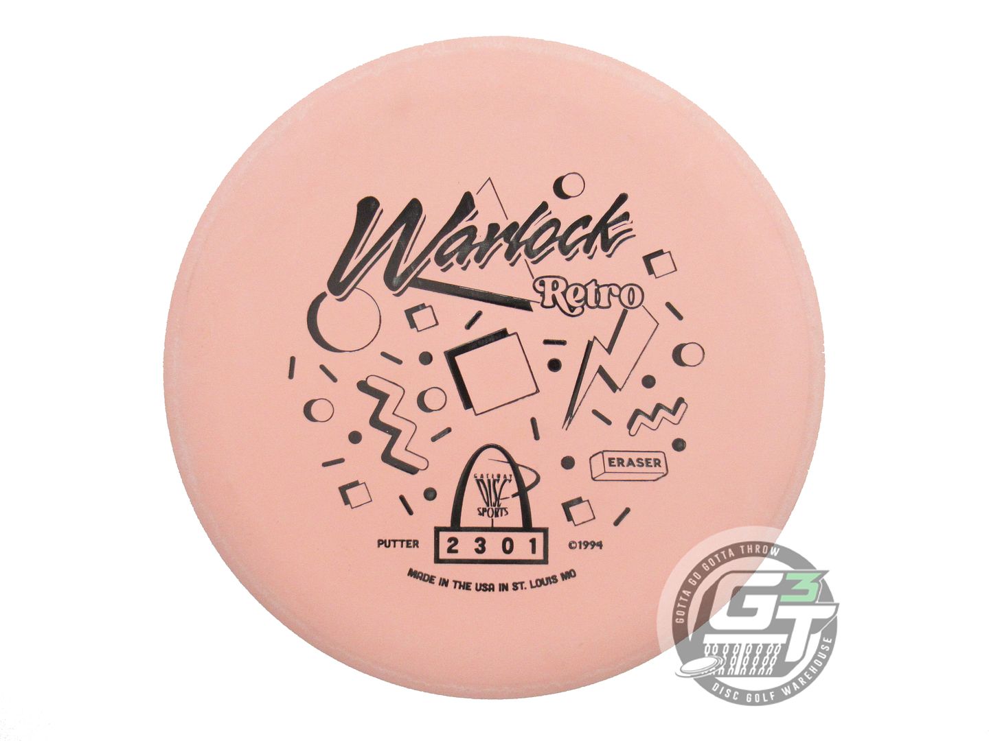 Gateway Eraser Retro Warlock Putter Golf Disc (Individually Listed)