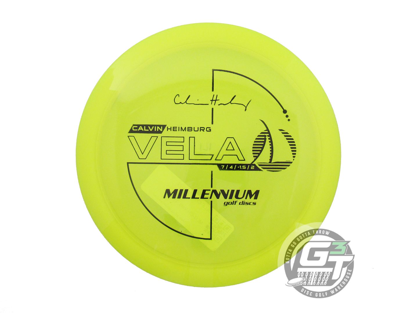 Millennium Calvin Heimburg Signature Flat Top Quantum Vela Fairway Driver Golf Disc (Individually Listed)