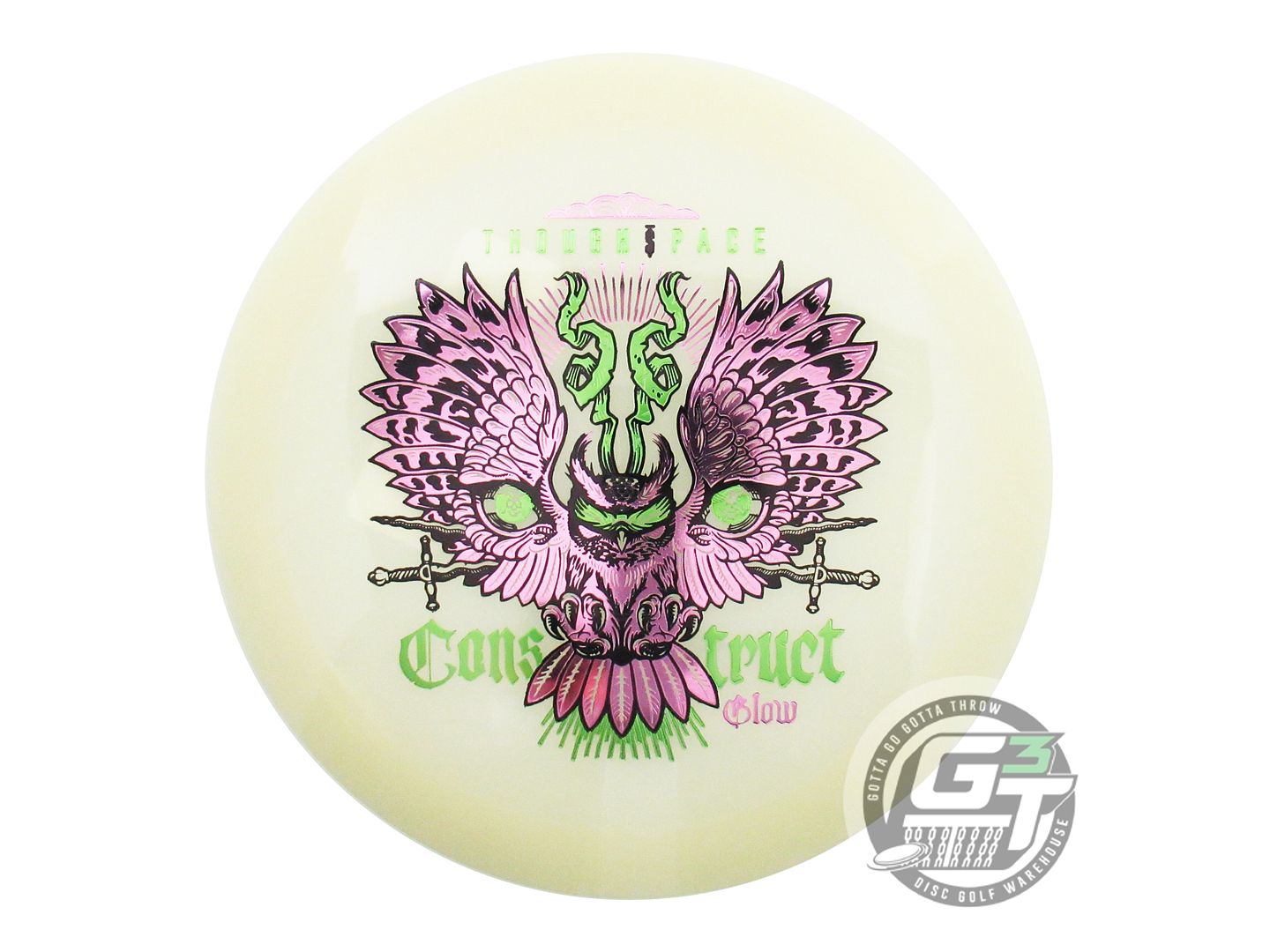 Thought Space Athletics Glow Construct Distance Driver Golf Disc (Individually Listed)