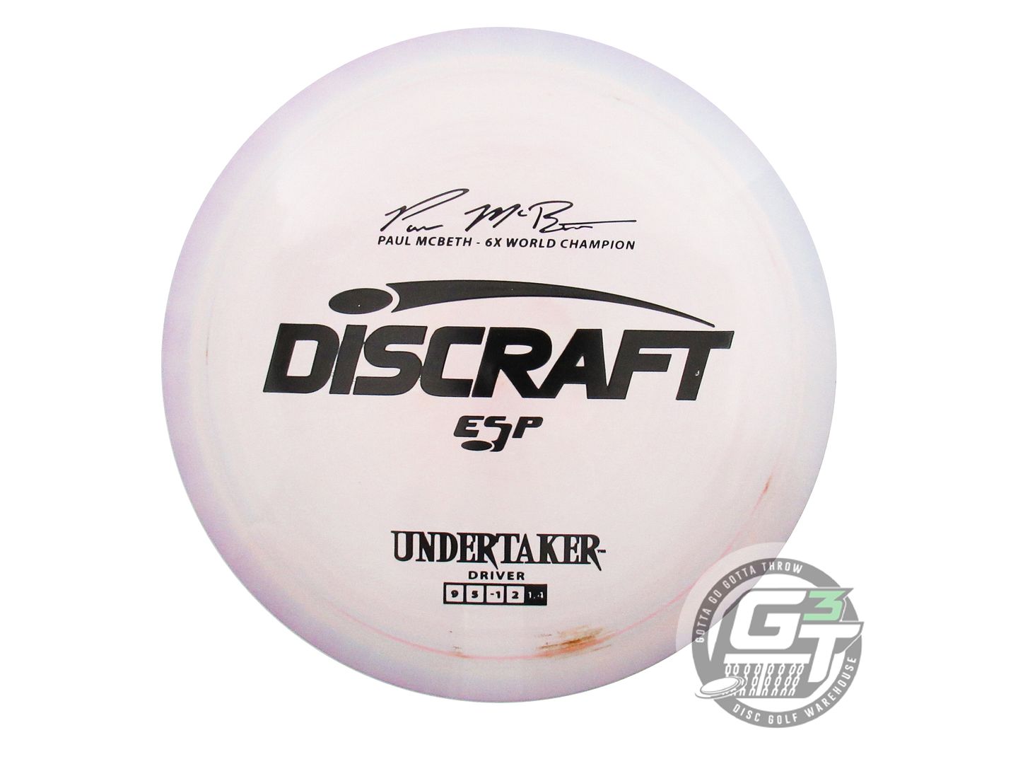 Discraft ESP Undertaker [Paul McBeth 6X] Distance Driver Golf Disc (Individually Listed)