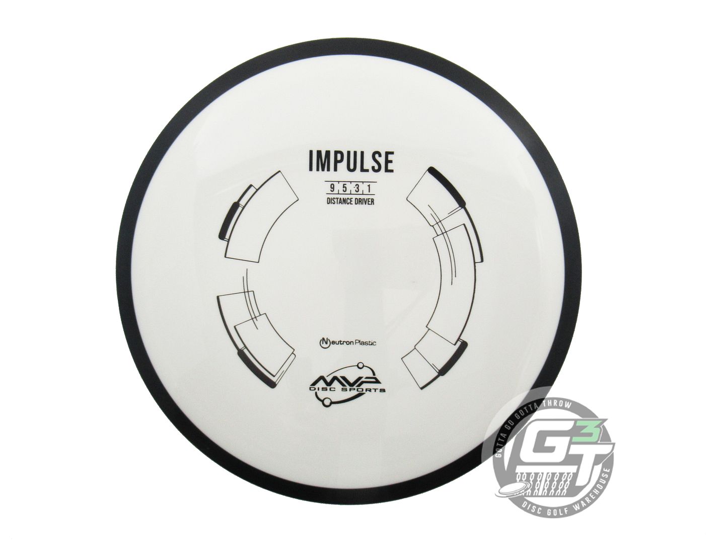 MVP Neutron Impulse Distance Driver Golf Disc (Individually Listed)