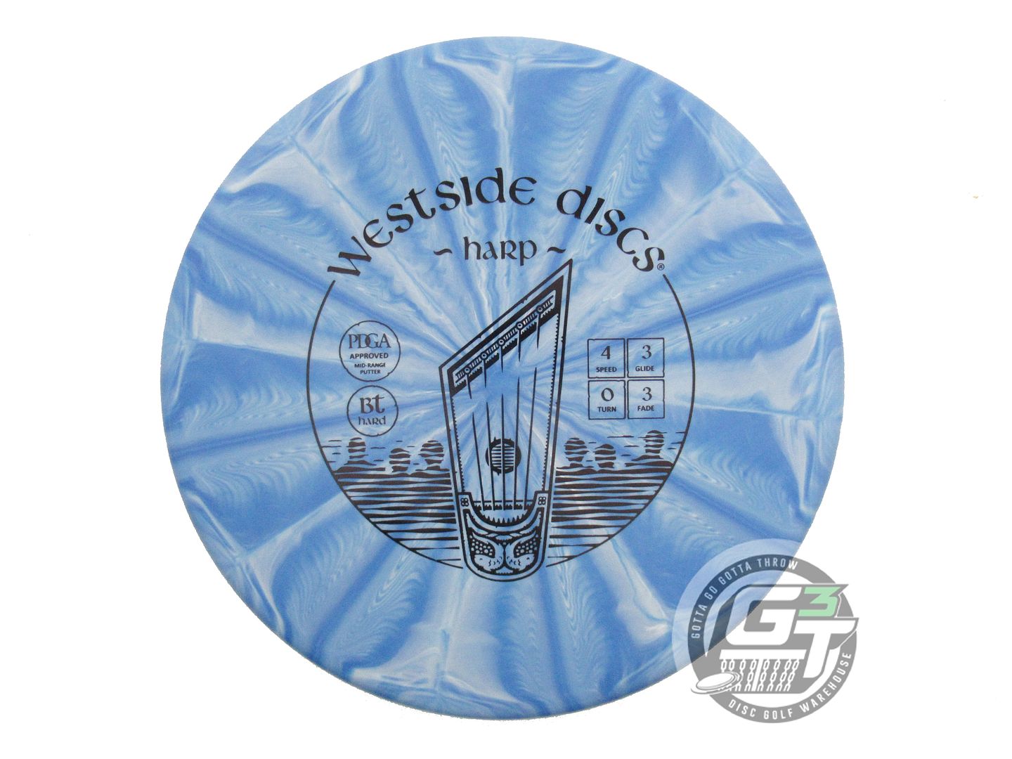 Westside BT Hard Burst Harp Putter Golf Disc (Individually Listed)