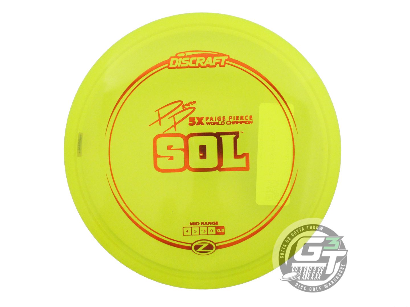 Discraft Elite Z Sol [Paige Pierce 5X] Midrange Golf Disc (Individually Listed)