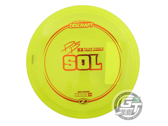 Discraft Elite Z Sol [Paige Pierce 5X] Midrange Golf Disc (Individually Listed)
