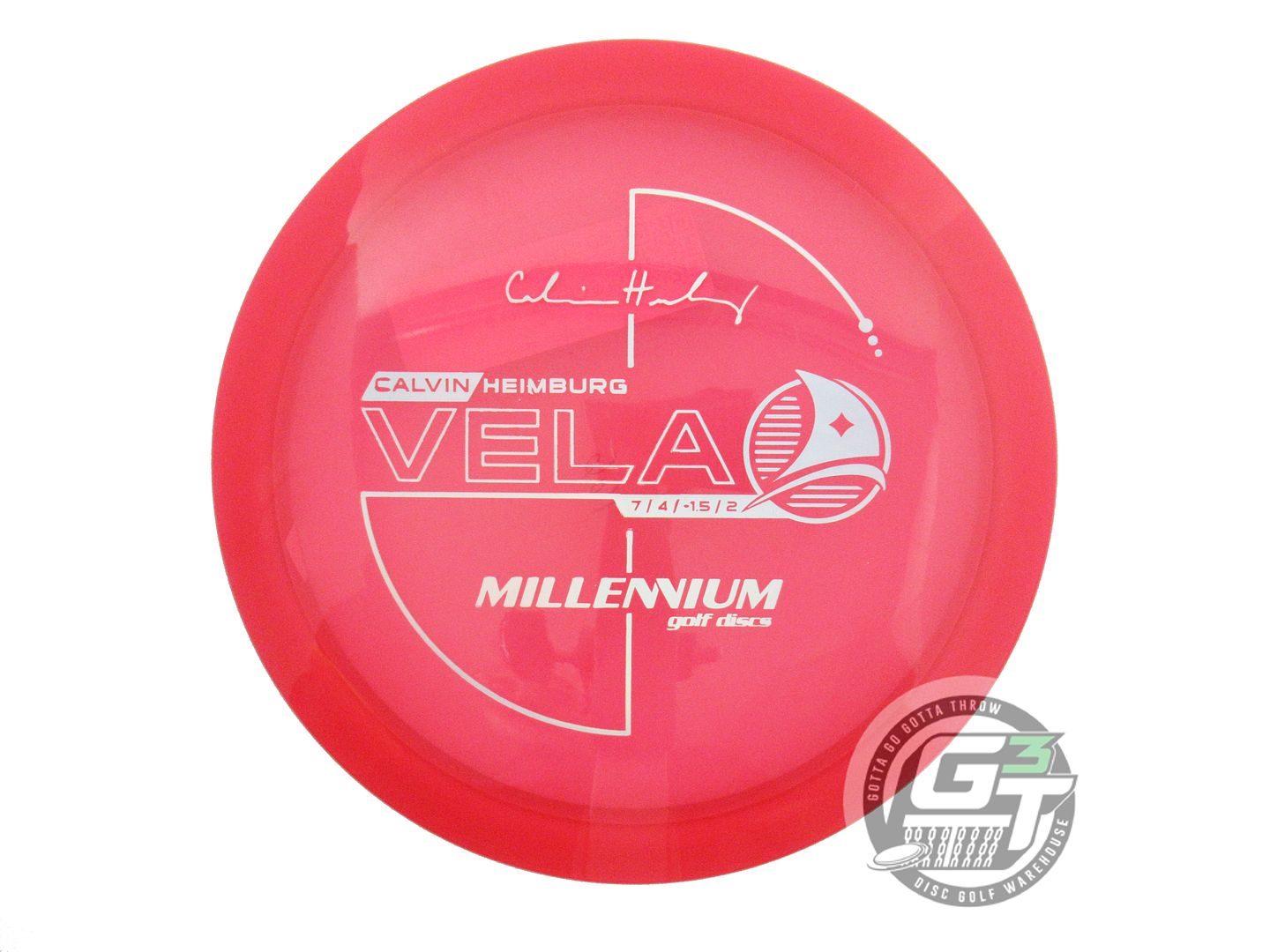 Millennium Calvin Heimburg Signature Flat Top Quantum Vela Fairway Driver Golf Disc (Individually Listed)