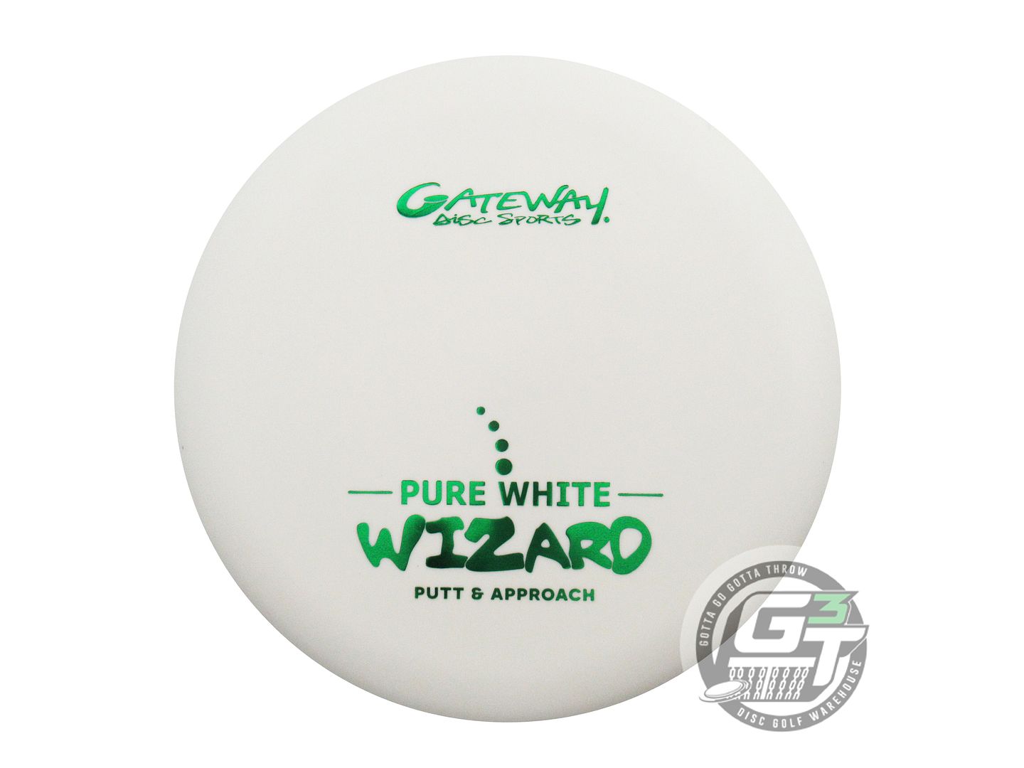 Gateway Pure White Wizard Putter Golf Disc (Individually Listed)