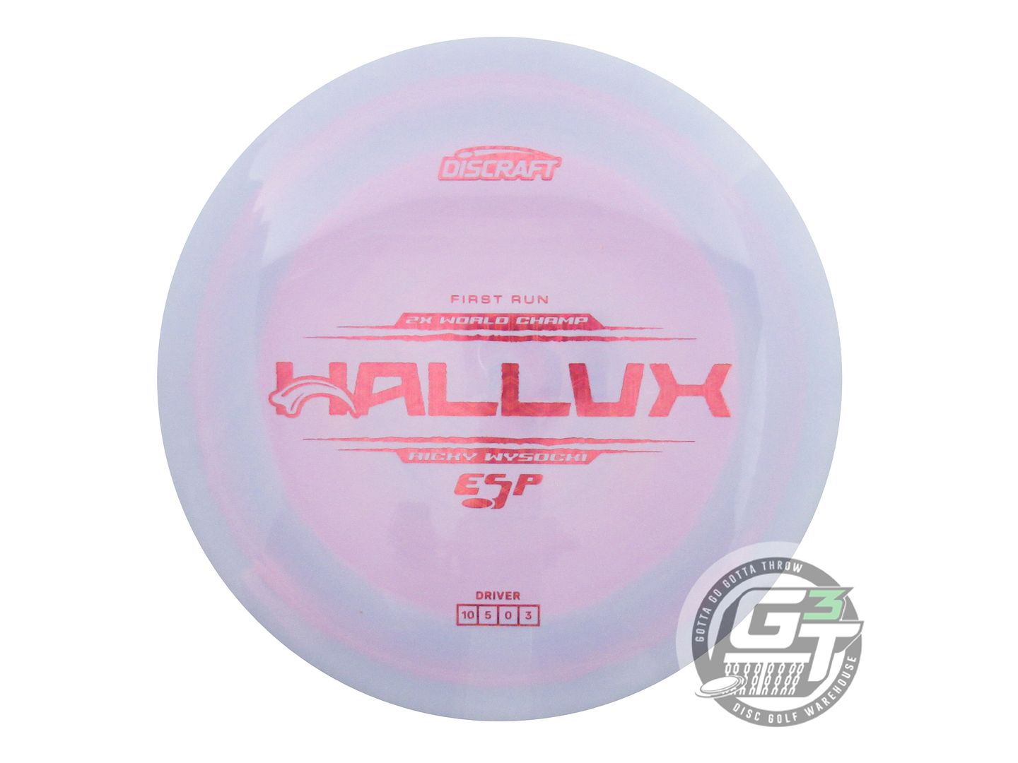 Discraft Limited Edition First Run Ricky Wysocki Signature ESP Hallux Distance Driver Golf Disc (Individually Listed)