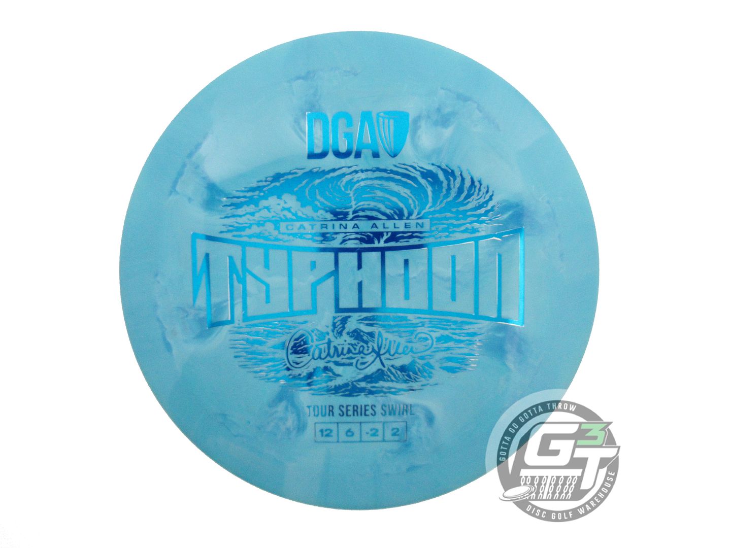 DGA Limited Edition 2026 Tour Series Catrina Allen Special Blend Typhoon Distance Driver Golf Disc (Individually Listed)