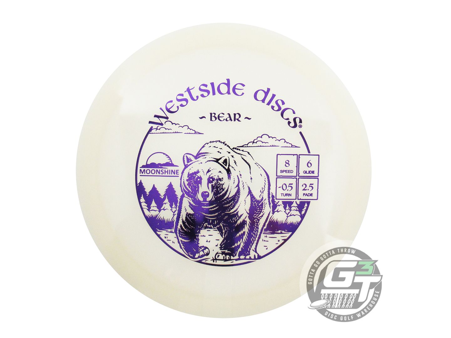 Westside Moonshine Glow VIP Bear Fairway Driver Golf Disc (Individually Listed)