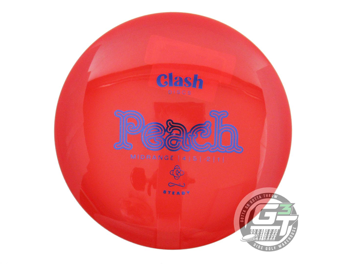 Clash Steady Peach Midrange Golf Disc (Individually Listed)