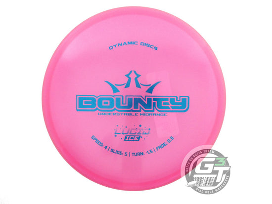 Dynamic Discs Glimmer Lucid Ice Bounty Midrange Golf Disc (Individually Listed)