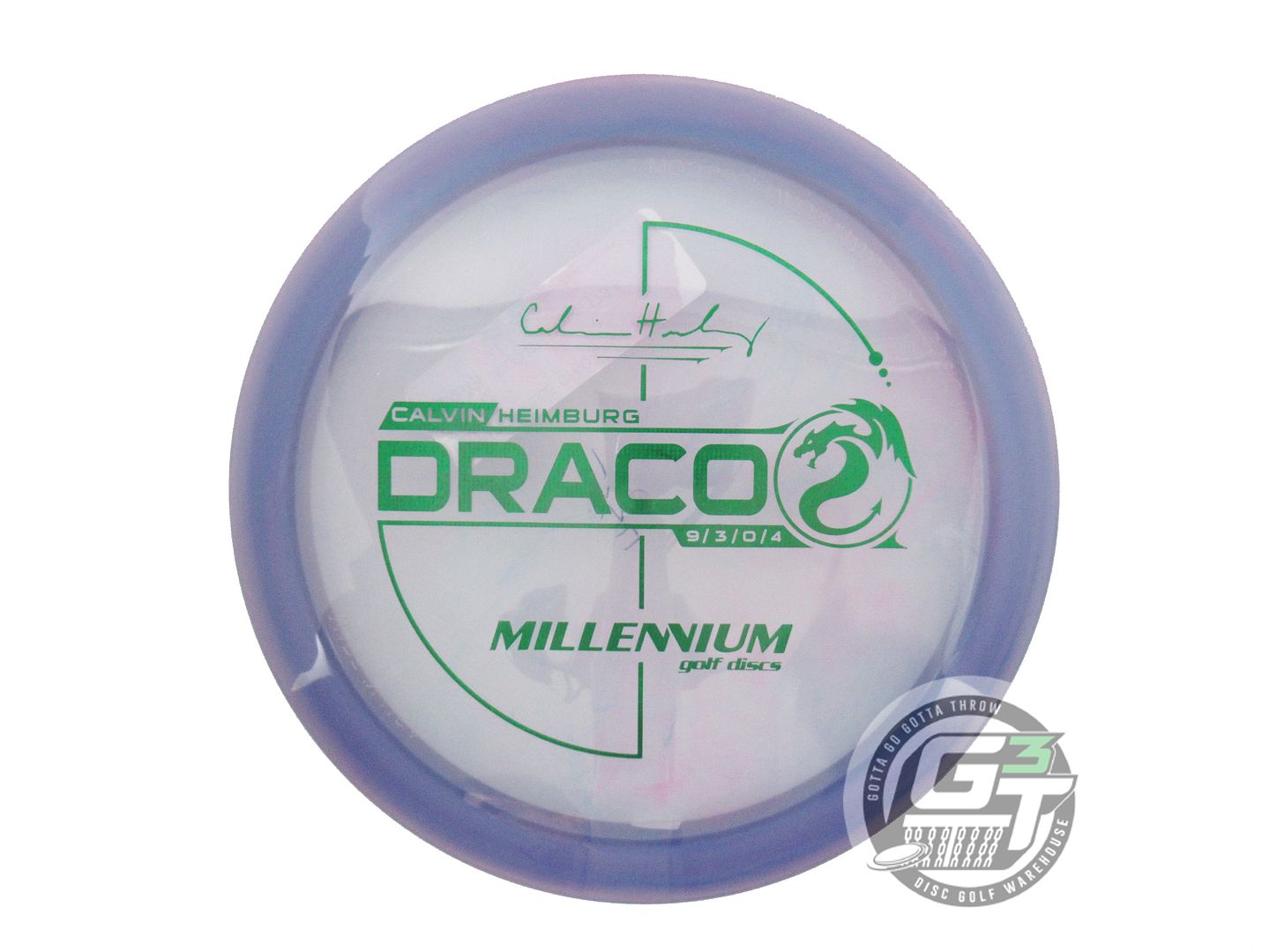 Millennium Calvin Heimburg Signature Flat Top Quantum Draco Distance Driver Golf Disc (Individually Listed)