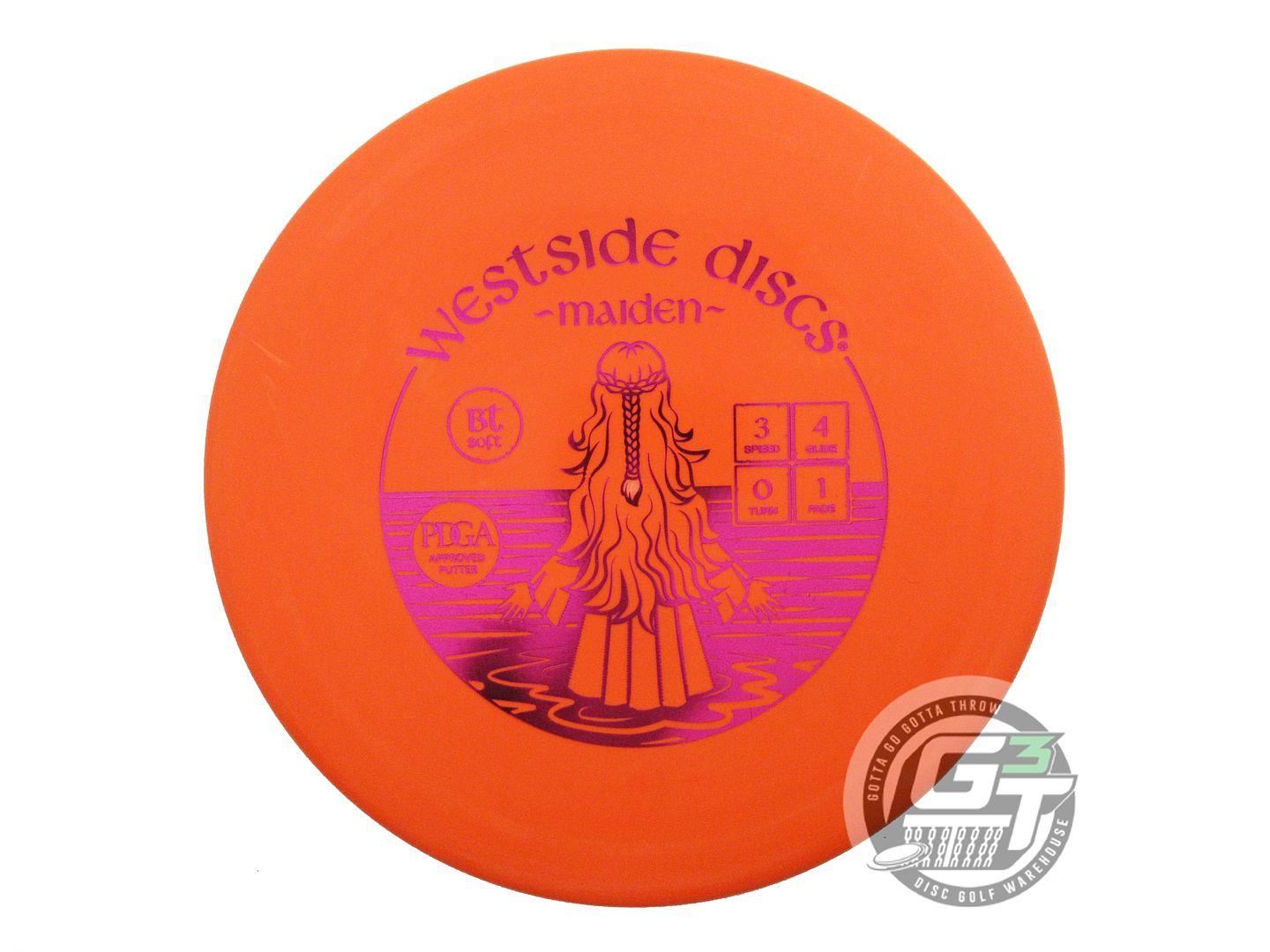 Westside BT Soft Maiden Putter Golf Disc (Individually Listed)