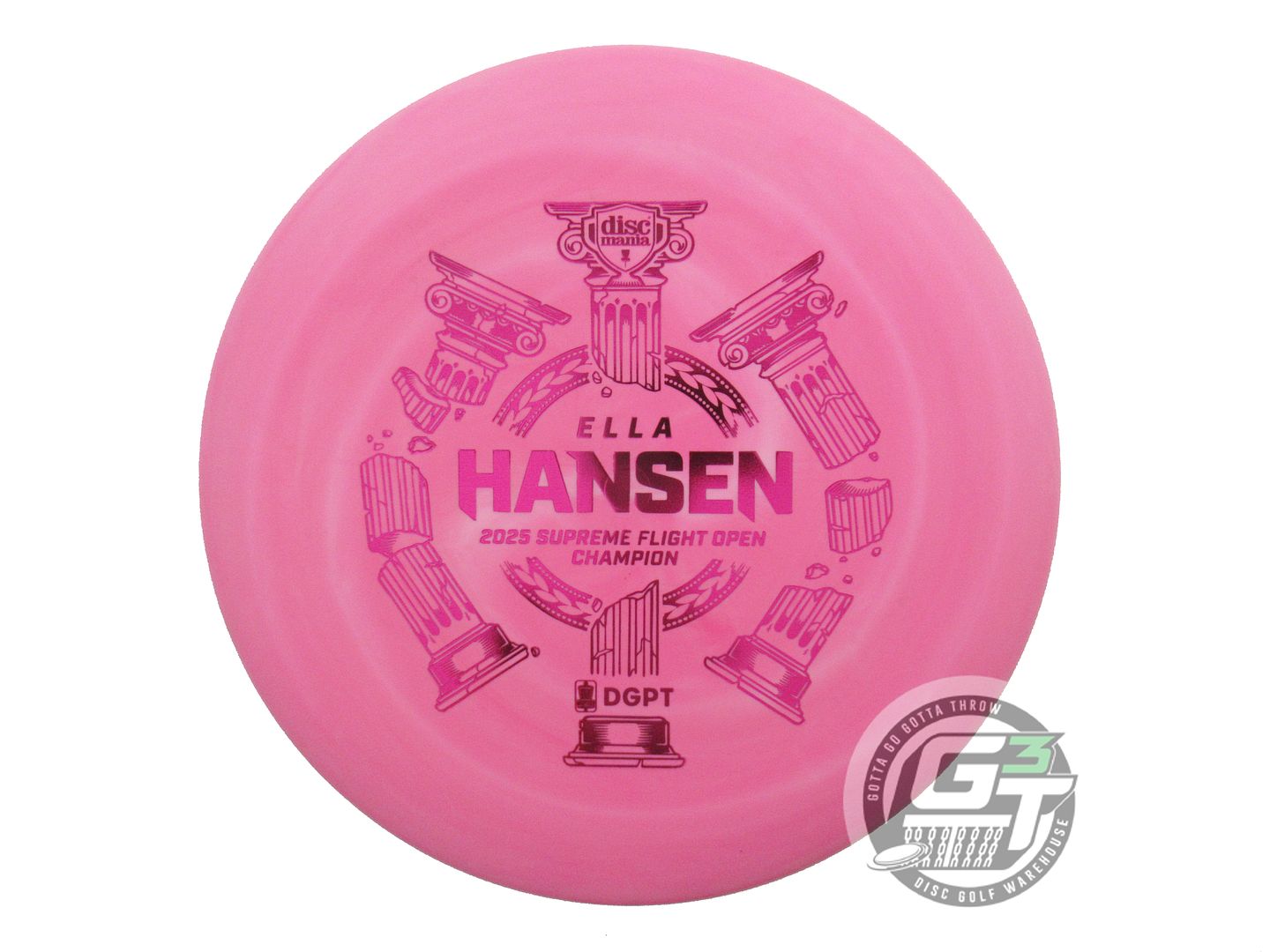 Discmania Limited Edition Triumph Series Ella Hansen 2025 Supreme Flight Open Swirl D-Line Flex 2 P2 Pro Putter Golf Disc (Individually Listed)