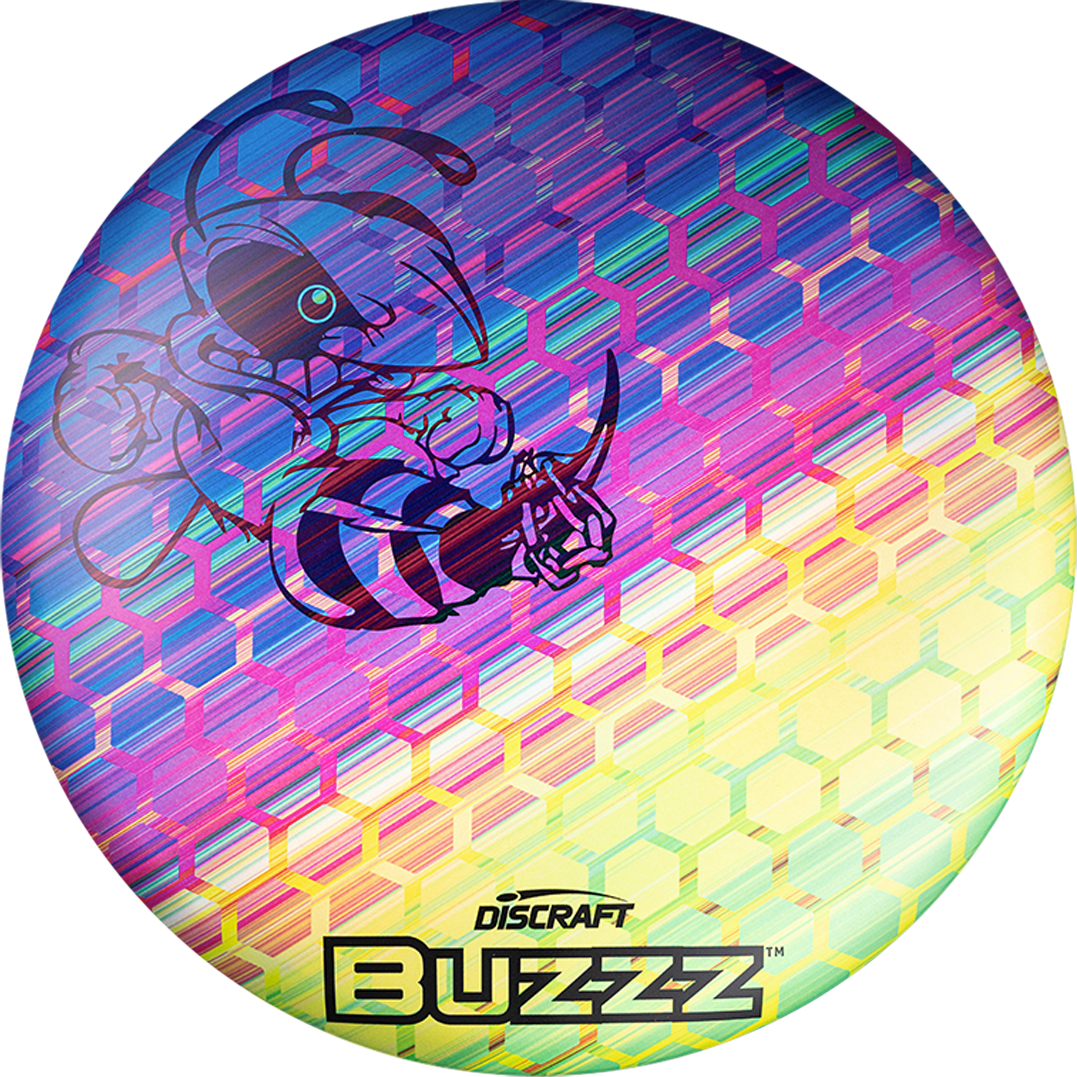 Discraft Full Foil SuperColor Honeycomb ESP Buzzz Midrange Golf Disc