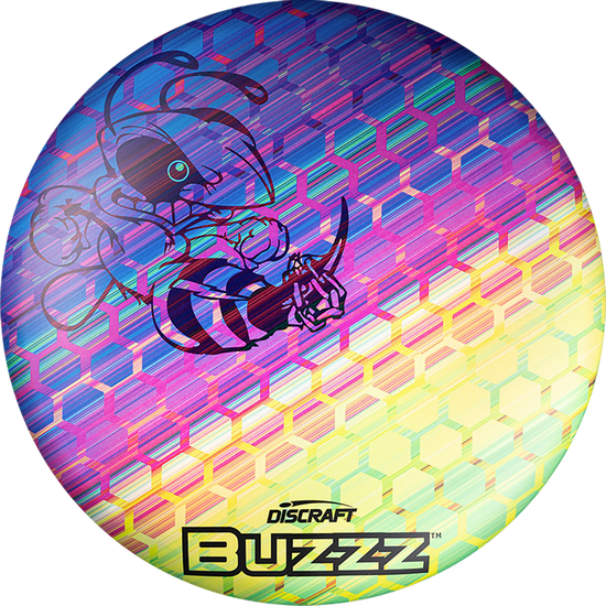 Discraft Full Foil SuperColor Honeycomb ESP Buzzz Midrange Golf Disc