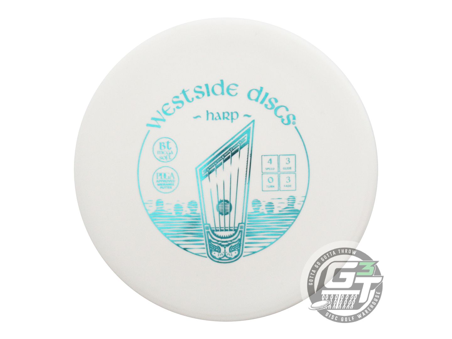 Westside BT Megasoft Harp Putter Golf Disc (Individually Listed)