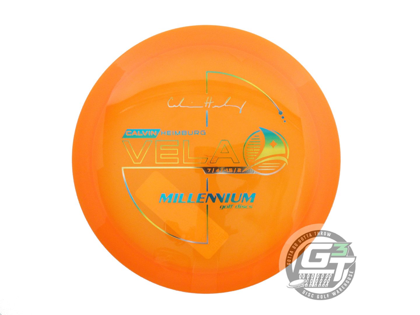 Millennium Calvin Heimburg Signature Flat Top Quantum Vela Fairway Driver Golf Disc (Individually Listed)