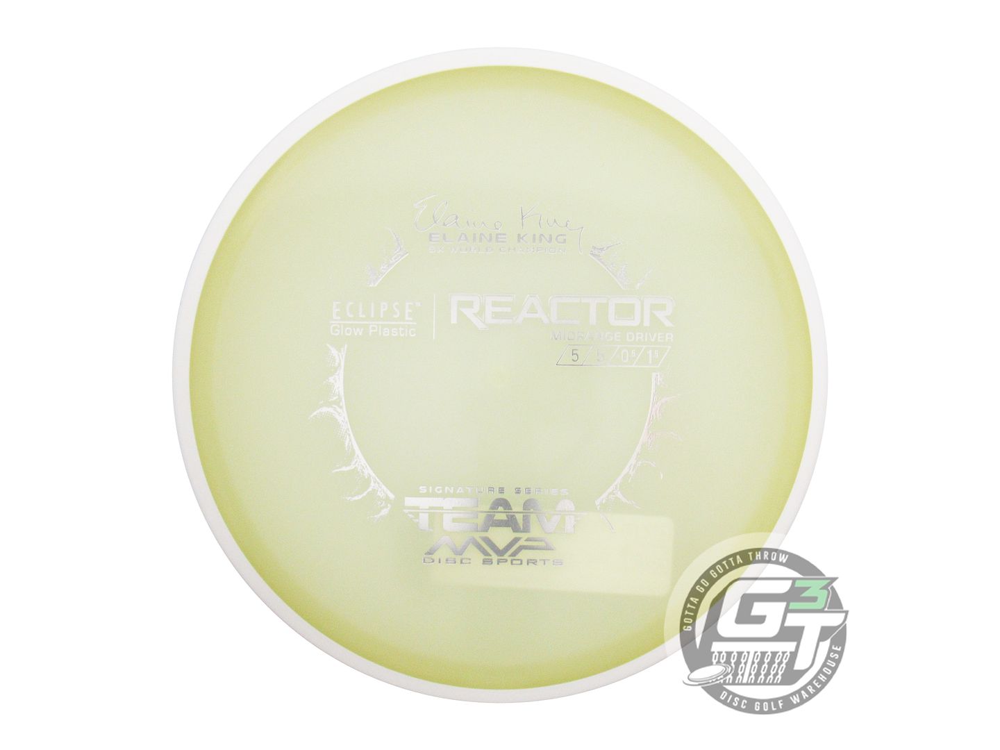 MVP Eclipse 2.0 Glow Proton Reactor [Elaine King 5X] Midrange Golf Disc (Individually Listed)