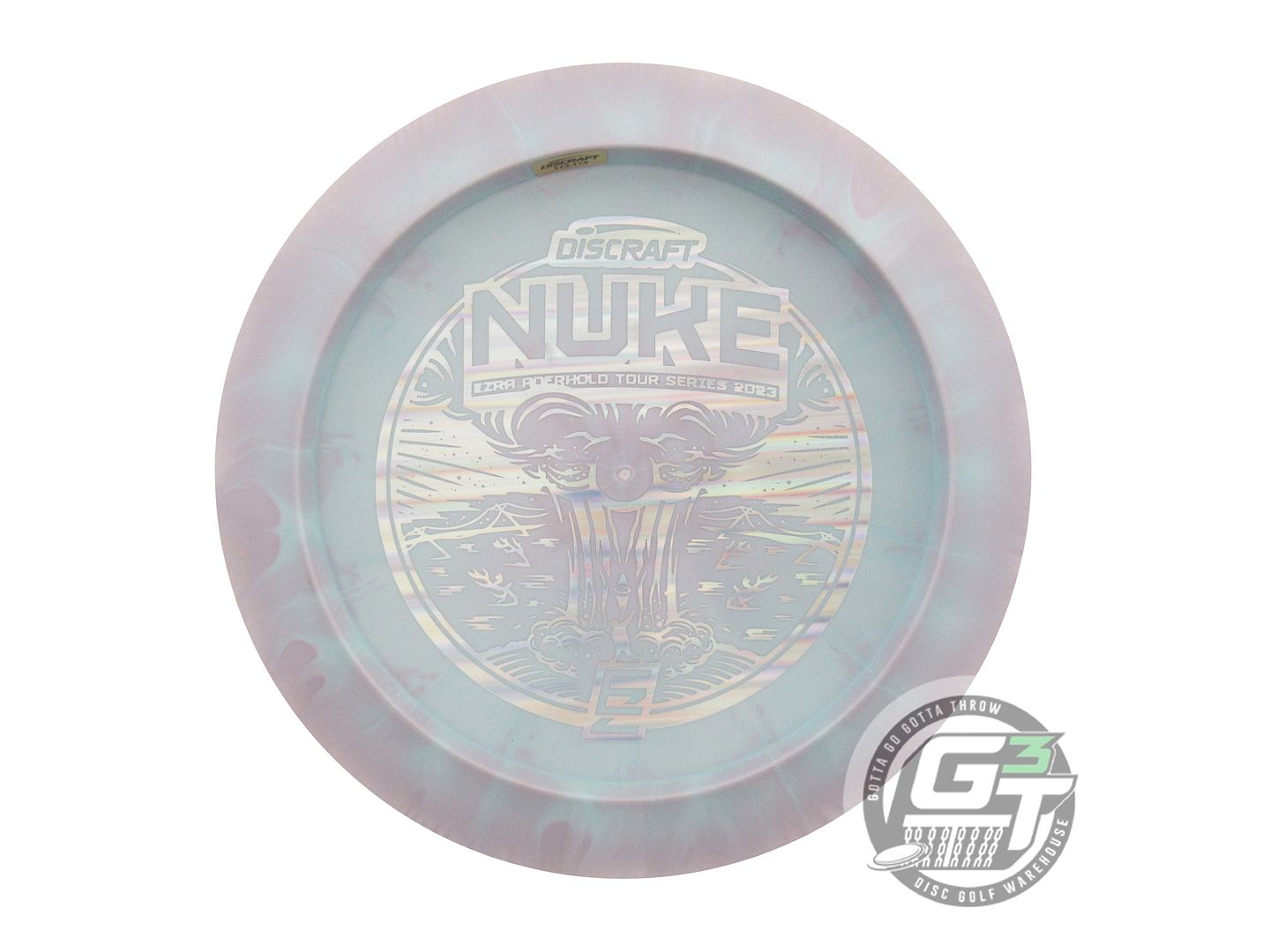 Discraft Limited Edition 2023 Tour Series Ezra Aderhold Understamp Swirl ESP Nuke Distance Driver Golf Disc (Individually Listed)