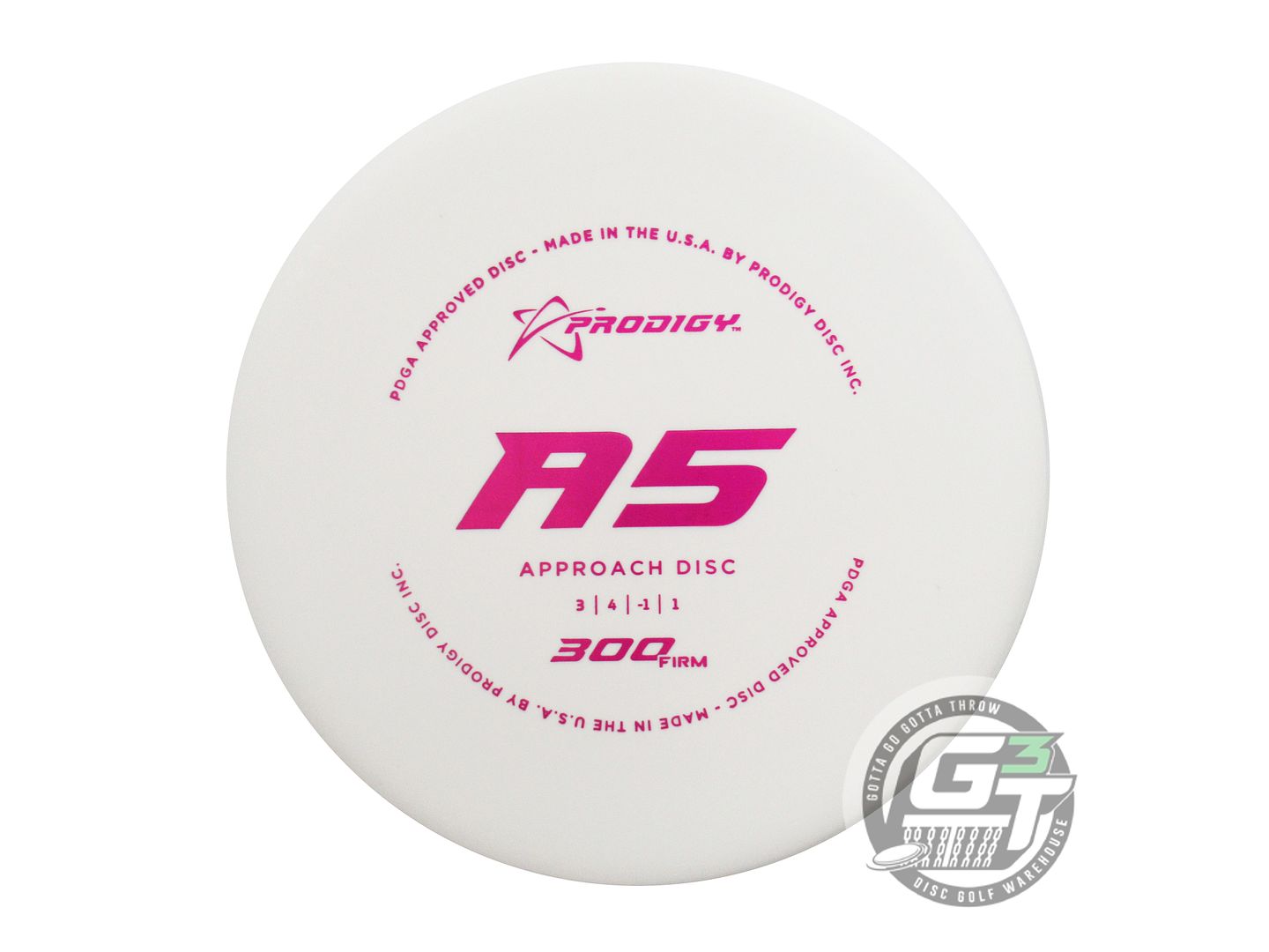 Prodigy 300 Firm Series A5 Approach Midrange Golf Disc (Individually Listed)