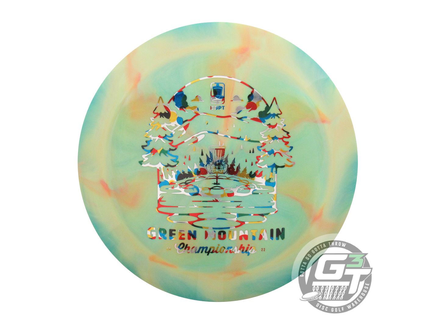 Discraft Limited Edition 2022 Green Mountain Championship Swirl ESP Nuke Distance Driver Golf Disc (Individually Listed)