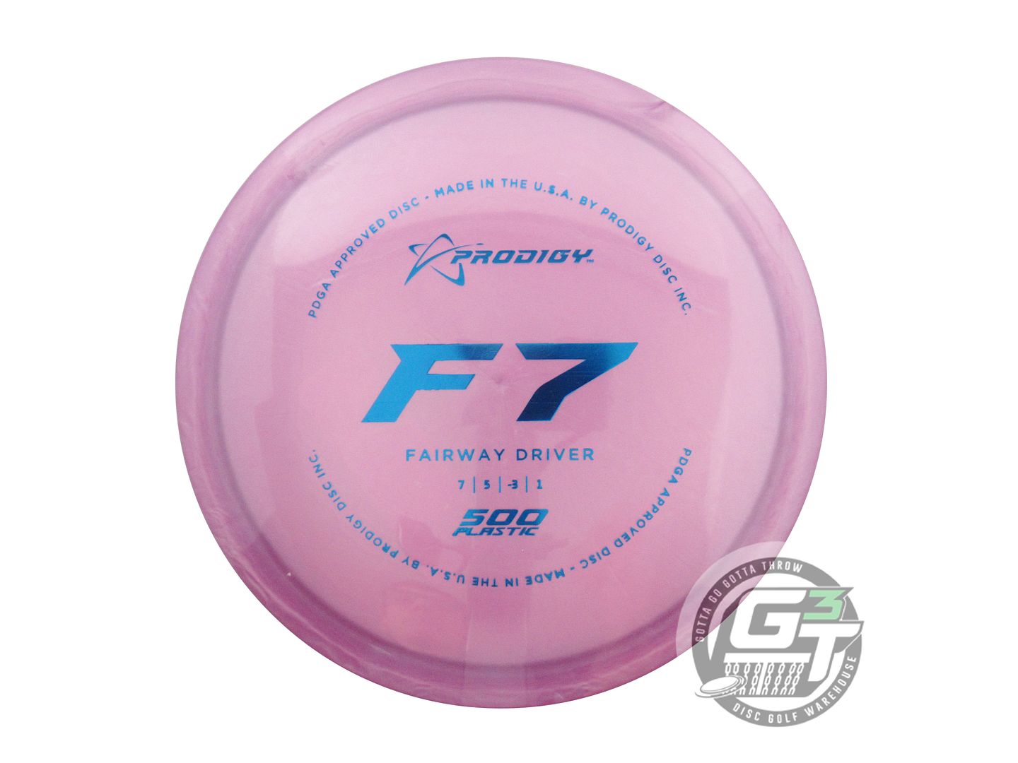 Prodigy 500 Series F7 Fairway Driver Golf Disc (Individually Listed)