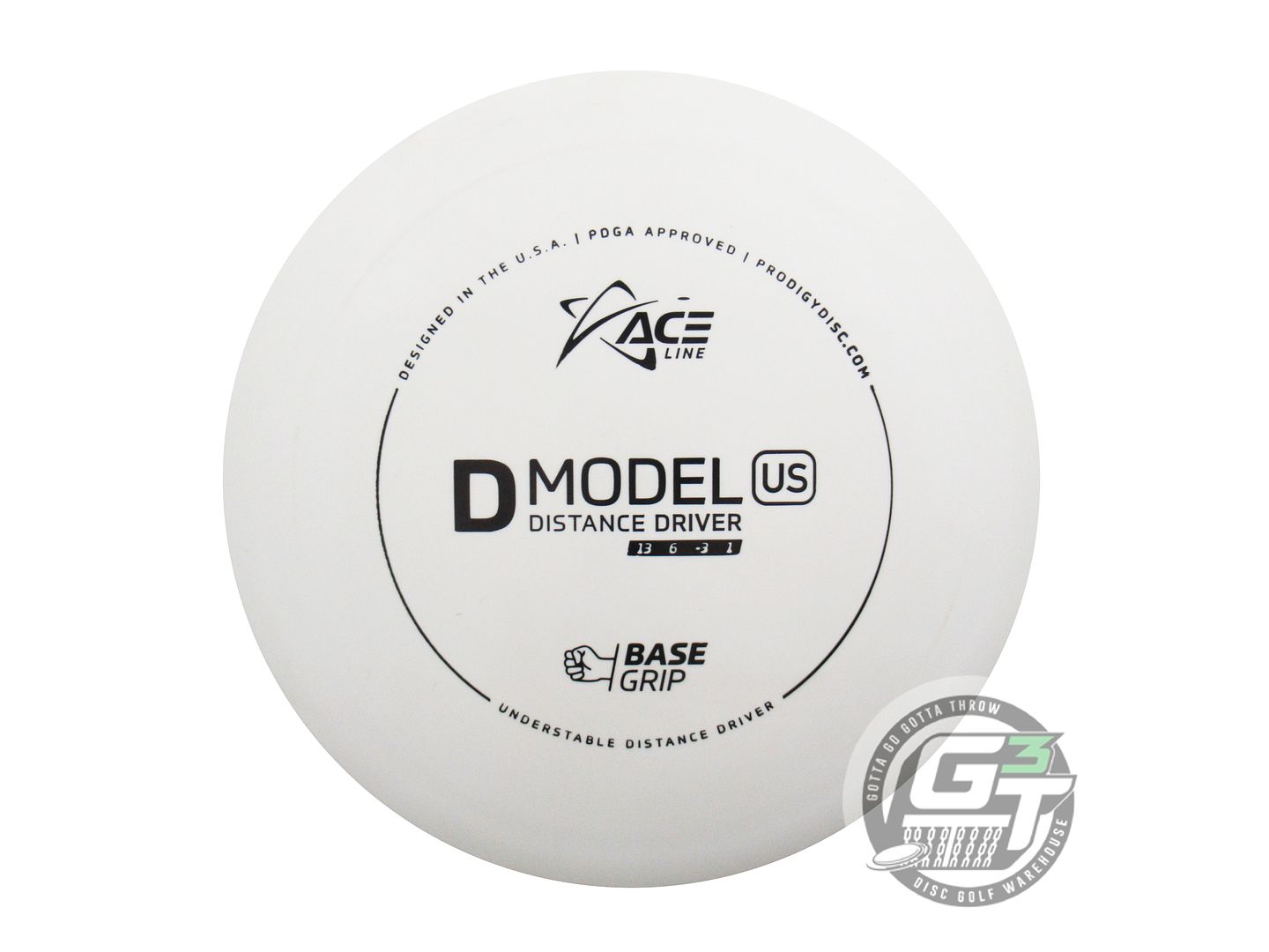 Prodigy Ace Line Base Grip D Model US Distance Driver Golf Disc (Individually Listed)