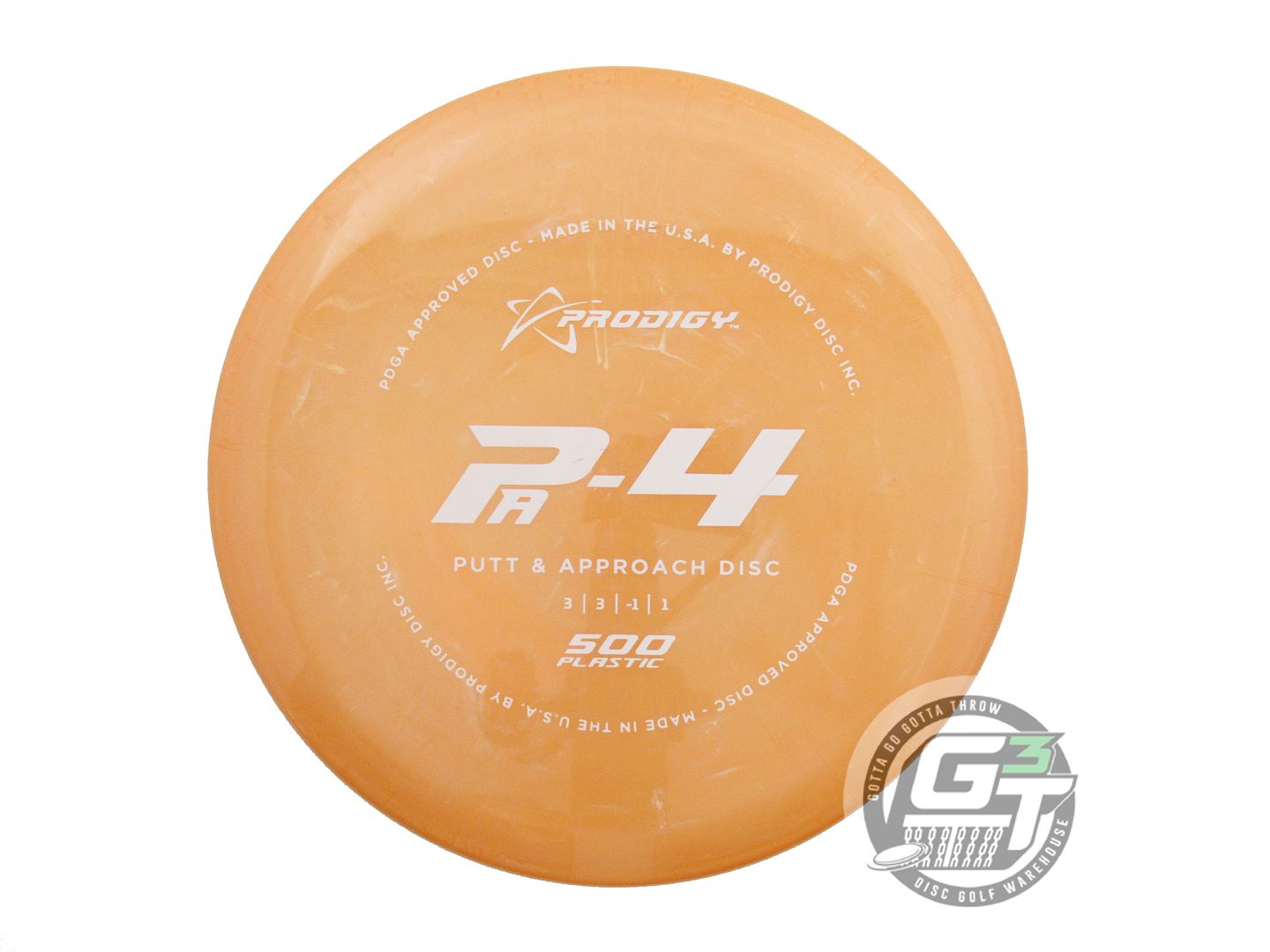 Prodigy 500 Series PA4 Putter Golf Disc (Individually Listed)