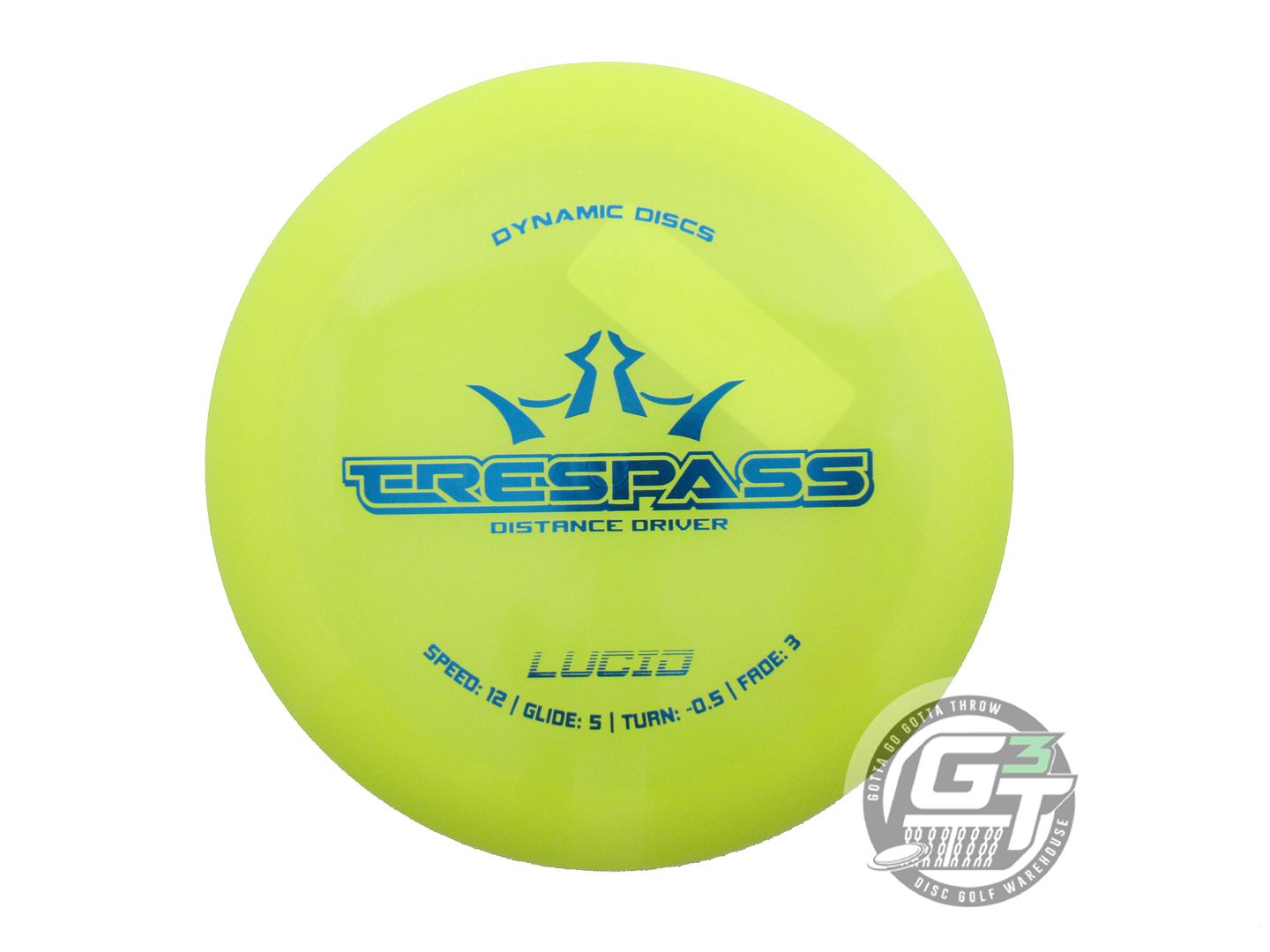Dynamic Discs Lucid Trespass Distance Driver Golf Disc (Individually Listed)