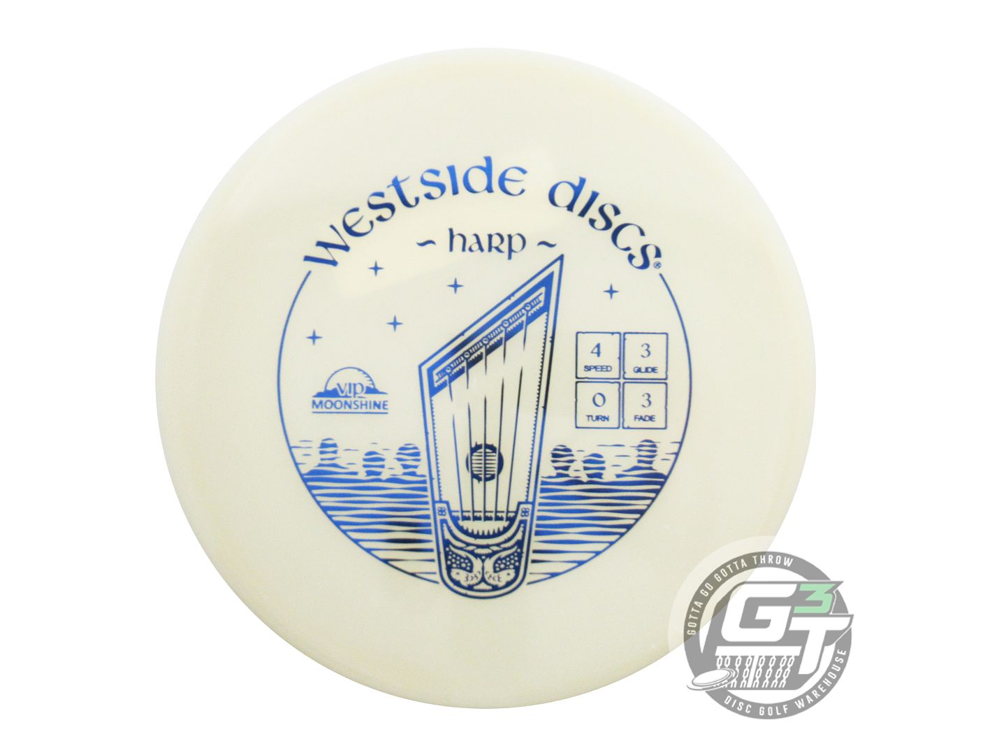 Westside Moonhine Glow VIP Harp Putter Golf Disc (Individually Listed)