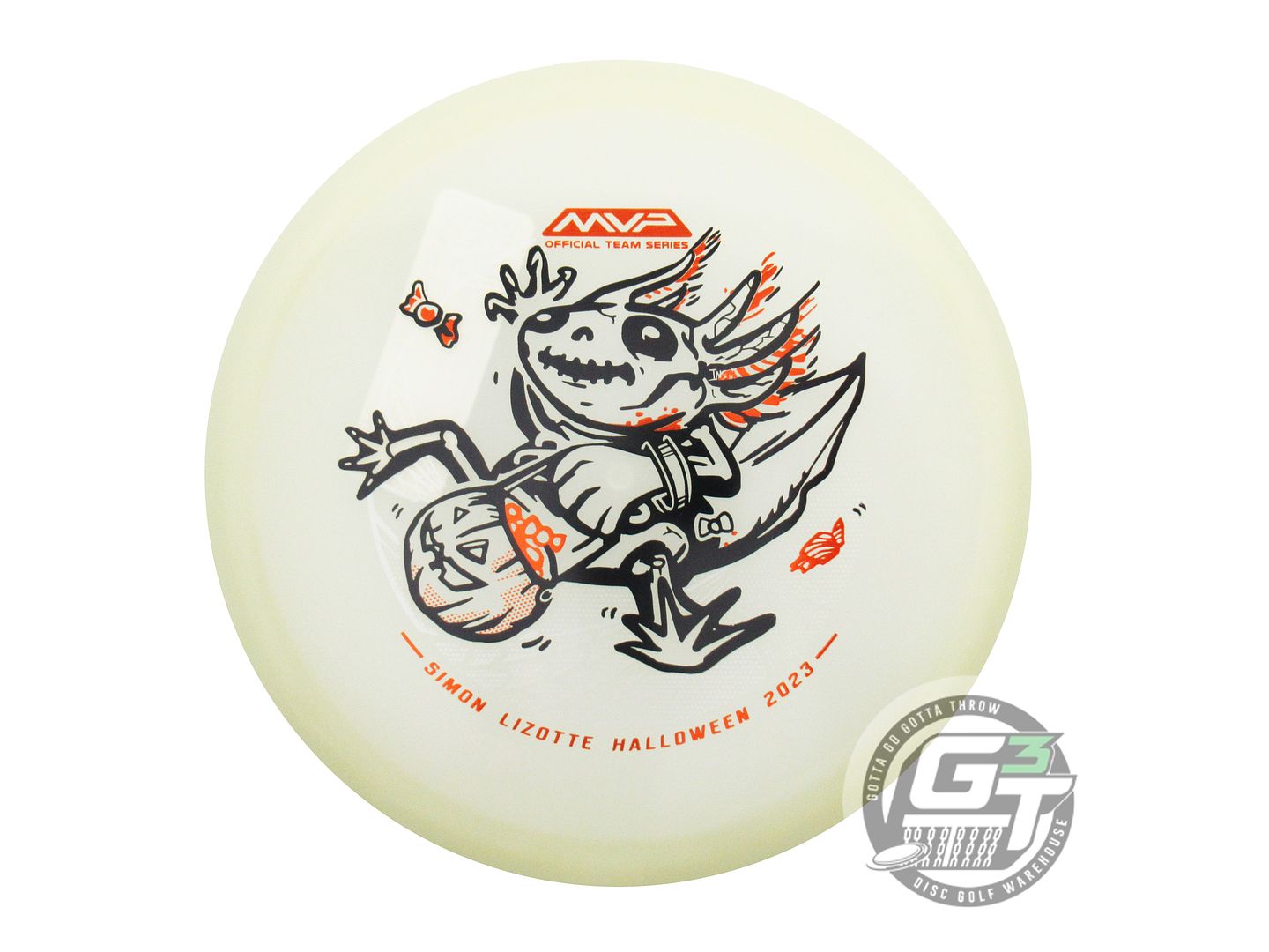 Axiom Limited Edition 2023 Team Series Simon Lizotte Halloween Leapin' Lizottl' Total Eclipse Glow Proton Hex Midrange Golf Disc (Individually Listed)